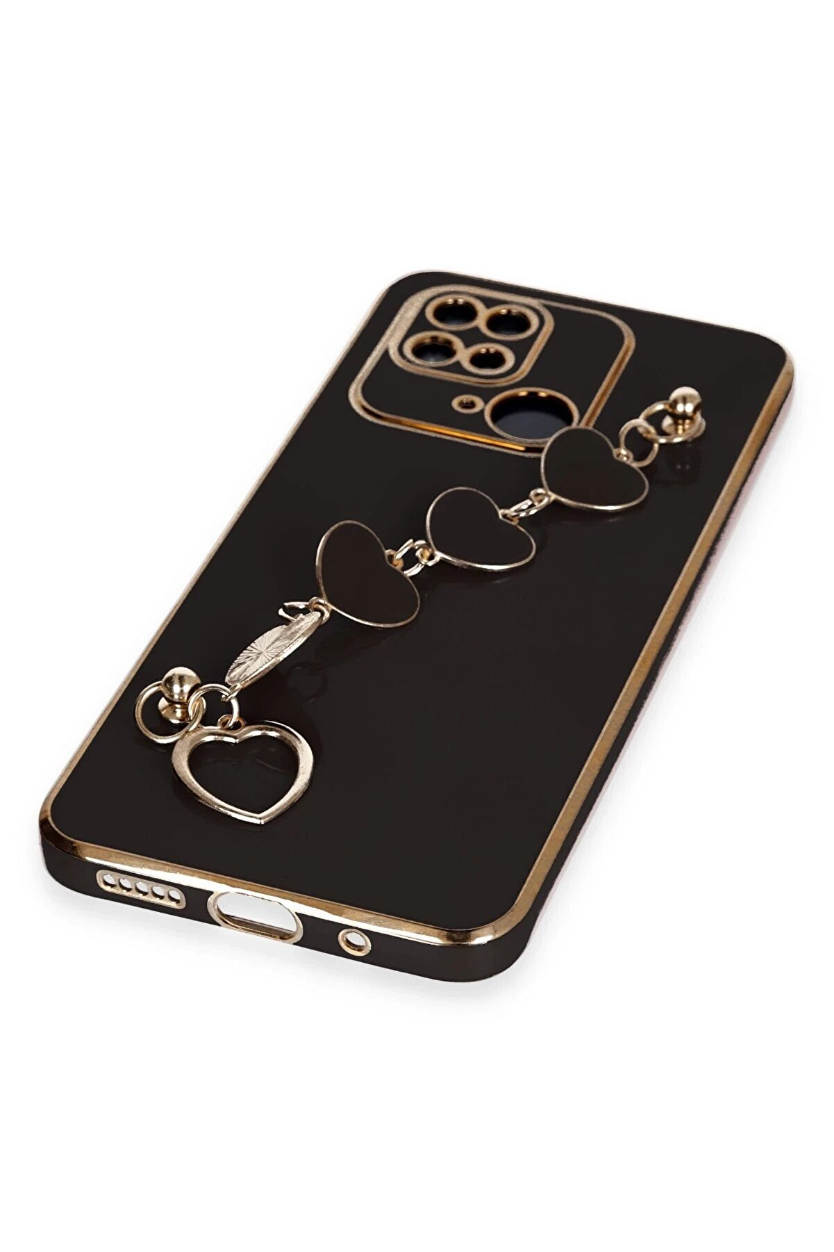 Xi̇aomi̇ Redmi̇ 10C Kılıf Esi̇la Si̇li̇kon - Si̇yah - Dropx6387-9592