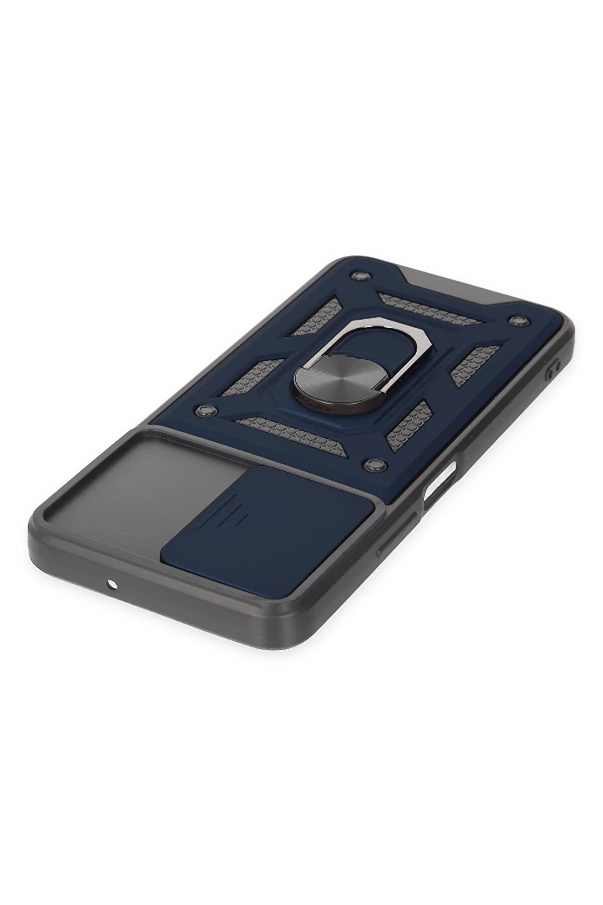 Vi̇vo Y16 Kılıf Pars Lens Yüzüklü Si̇li̇kon - Laci̇vert - Dropx2146-6232