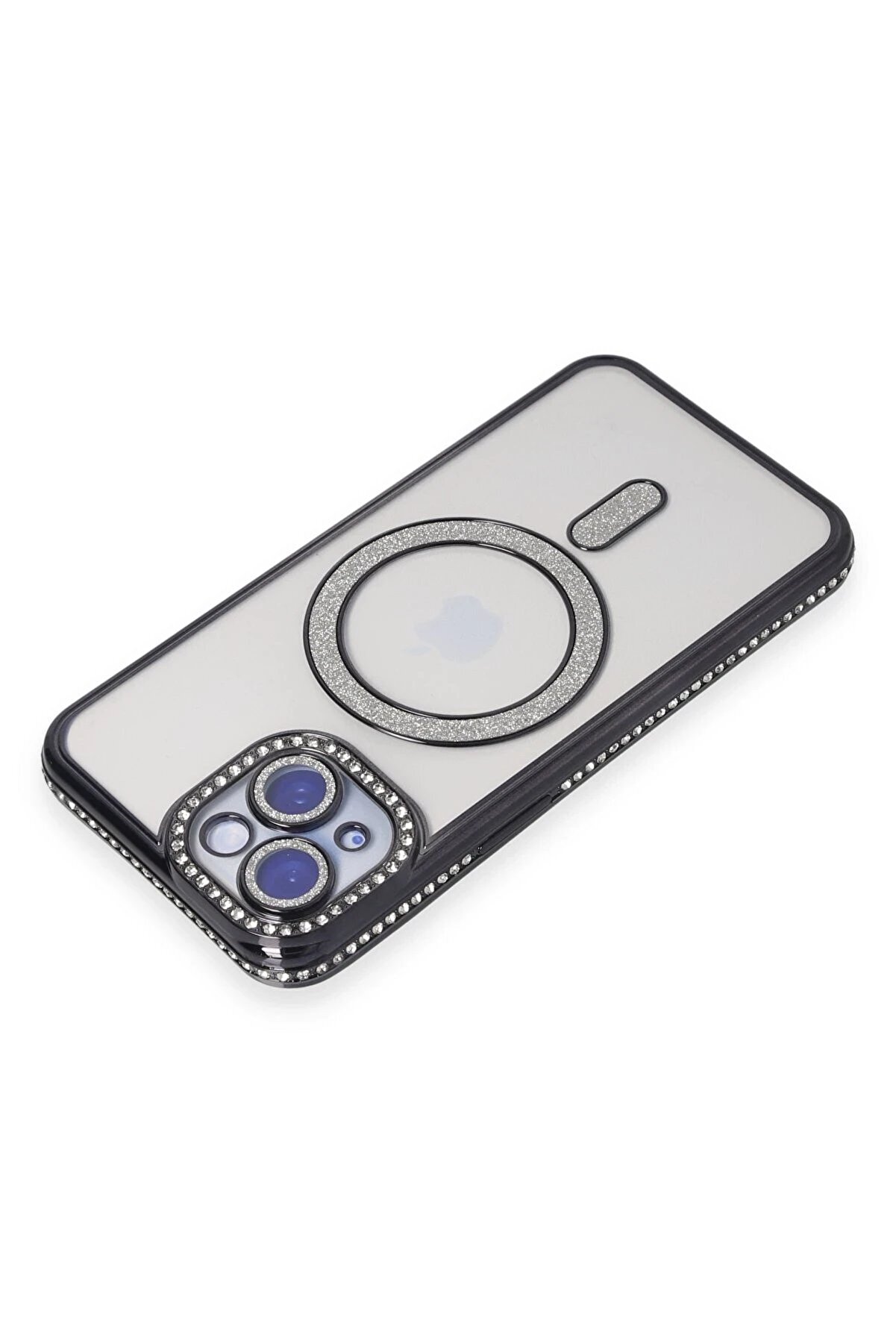 İphone 15 Kılıf Joke Si̇mli̇ Magneti̇csafe Kılıf - Si̇yah - Dropx5740-4032