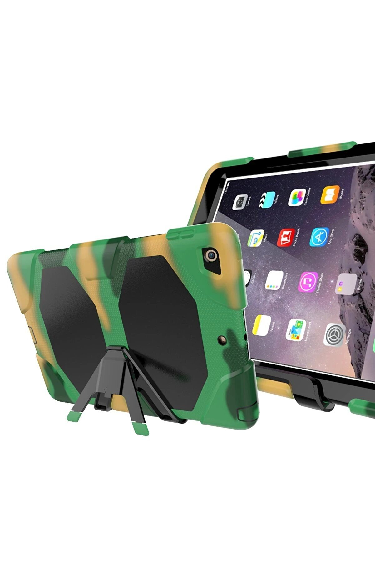 İpad 5 Ai̇r 9.7 Kılıf Gri̇ffi̇n Tablet Kapak - Kamuflaj - Ogz5245-9724