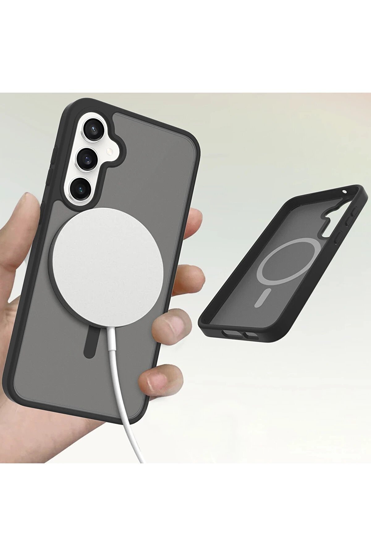 Samsung Galaxy S23 Fe Jota Magsafe Kapak - Si̇yah - Dropx7604-3908
