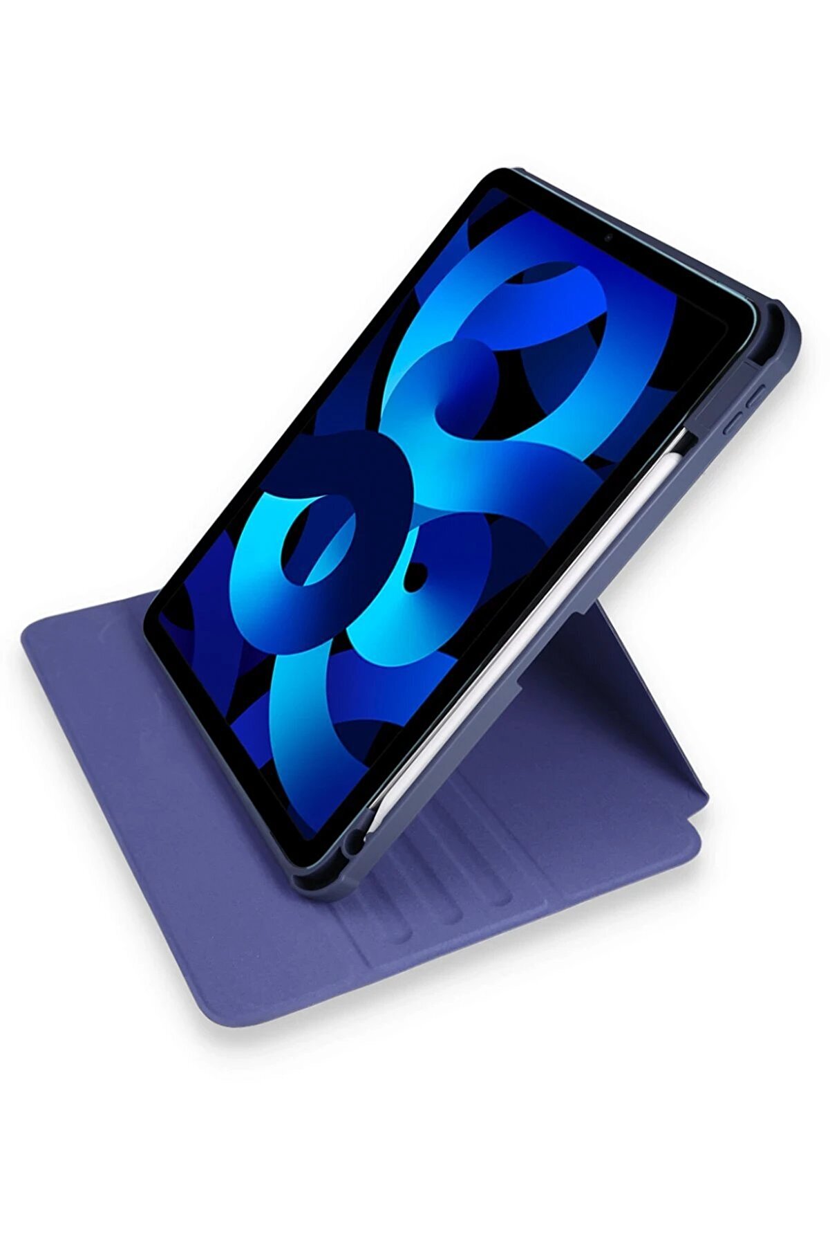 İpad Pro 11 (2021) Kılıf Starli̇ng 360 Kalemli̇kli̇ Tablet Kılıf - Laci̇vert - Dropx3454-7776