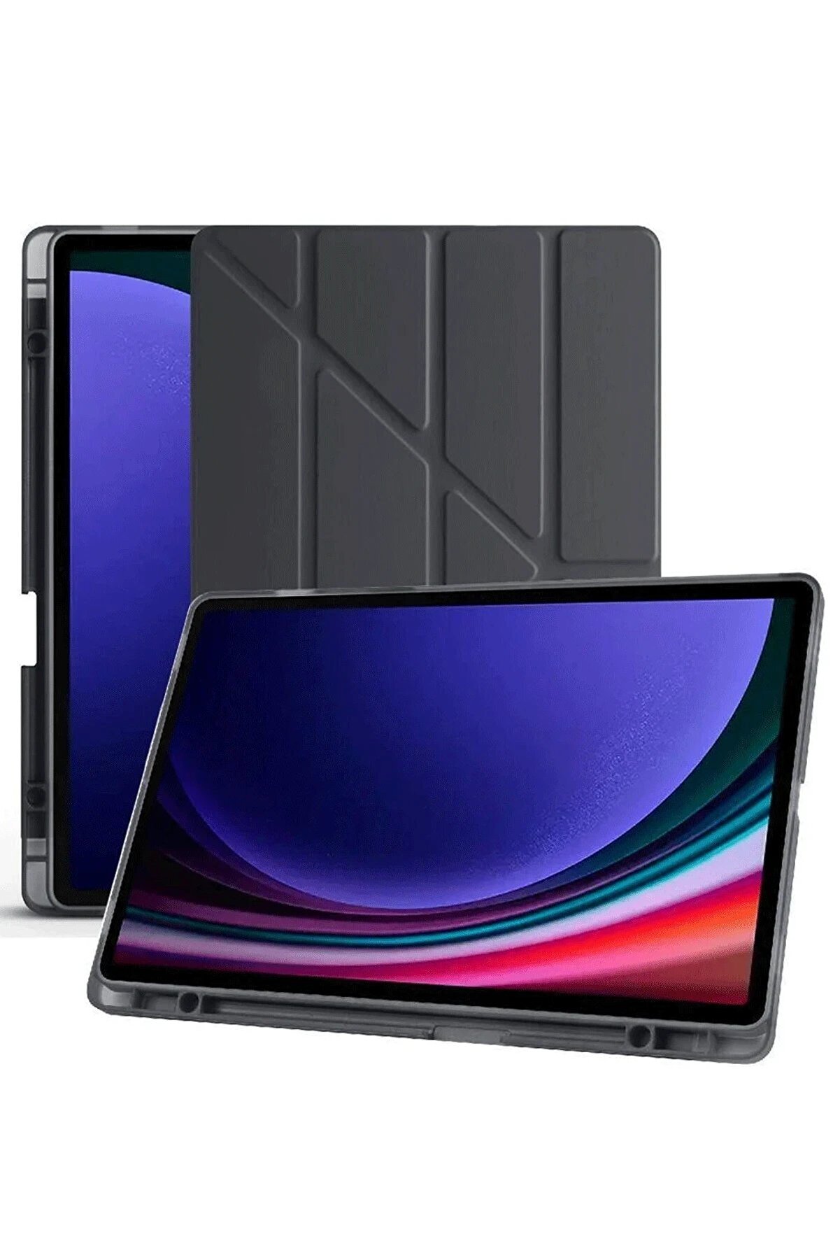Samsung Galaxy X510 Tab S9 Fe 11 Kılıf Kalemli̇kli̇ Mars Tablet Kılıfı - Si̇ya - Dropx1592-2207