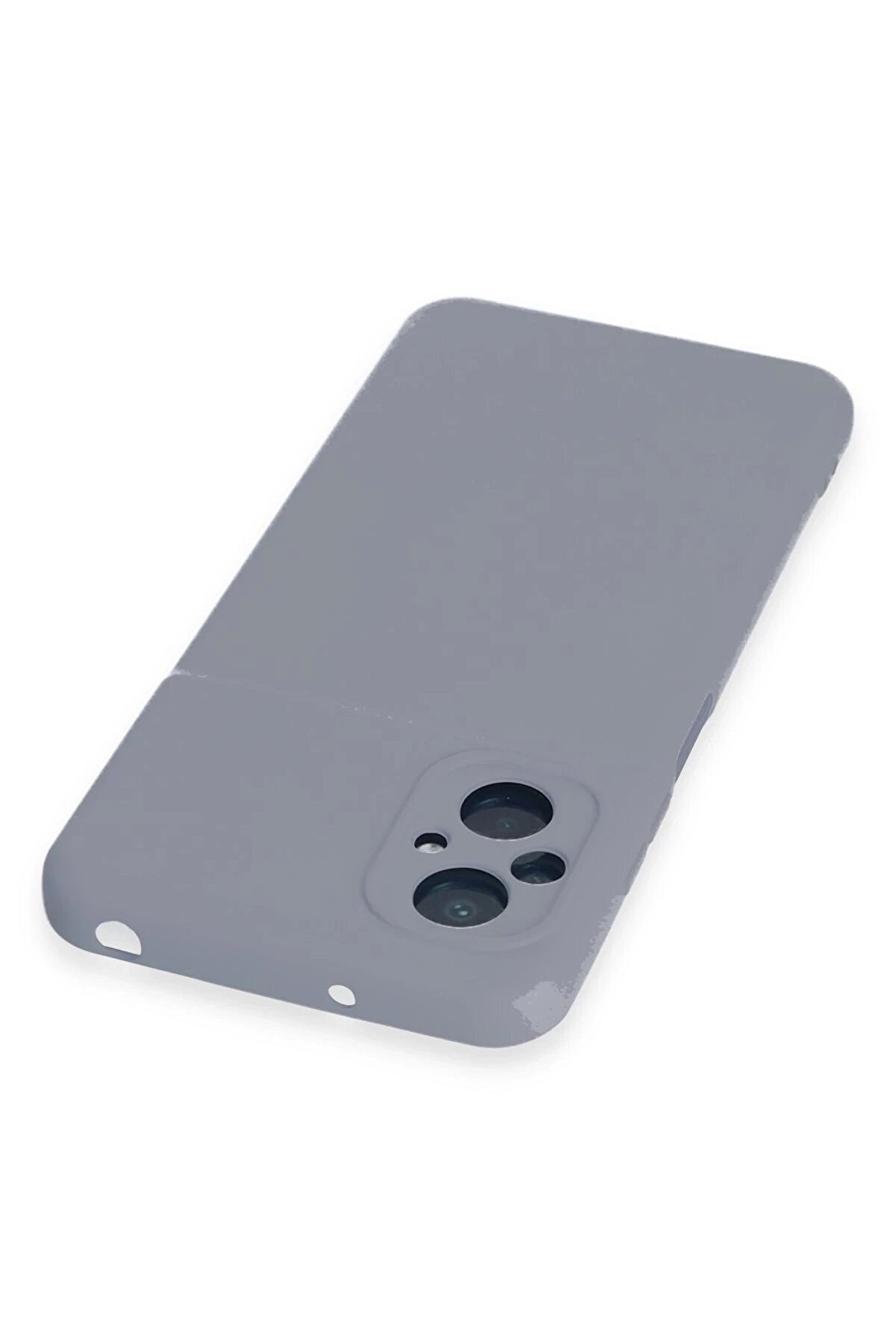 Xi̇aomi̇ Poco M5 Kılıf Nano İ&ccedil;i̇ Kadi̇fe Si̇li̇kon - Gri̇ - Dropx9952-2205