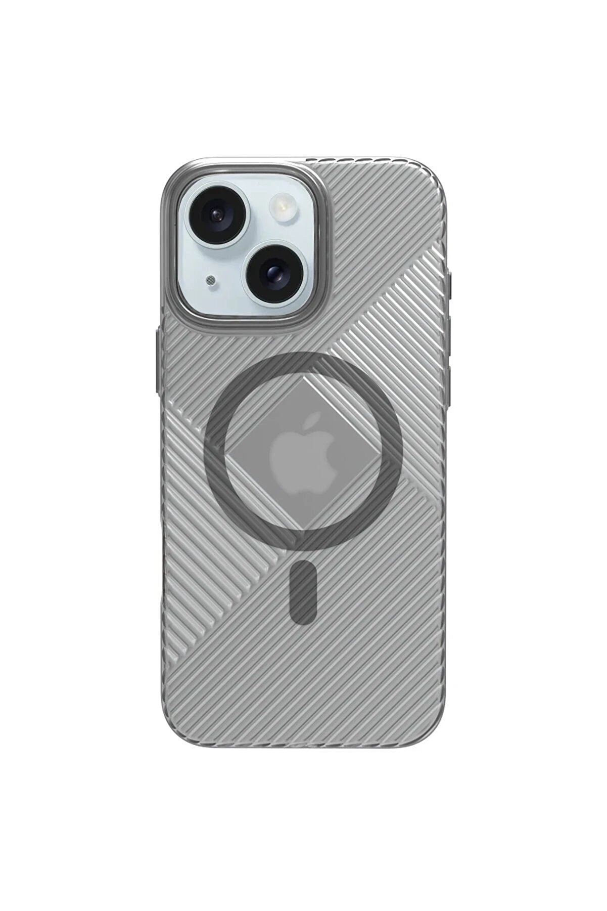 İphone 15 Stella Pc Sert Magsafe Kılıf - Si̇yah - Dropx7825-2416