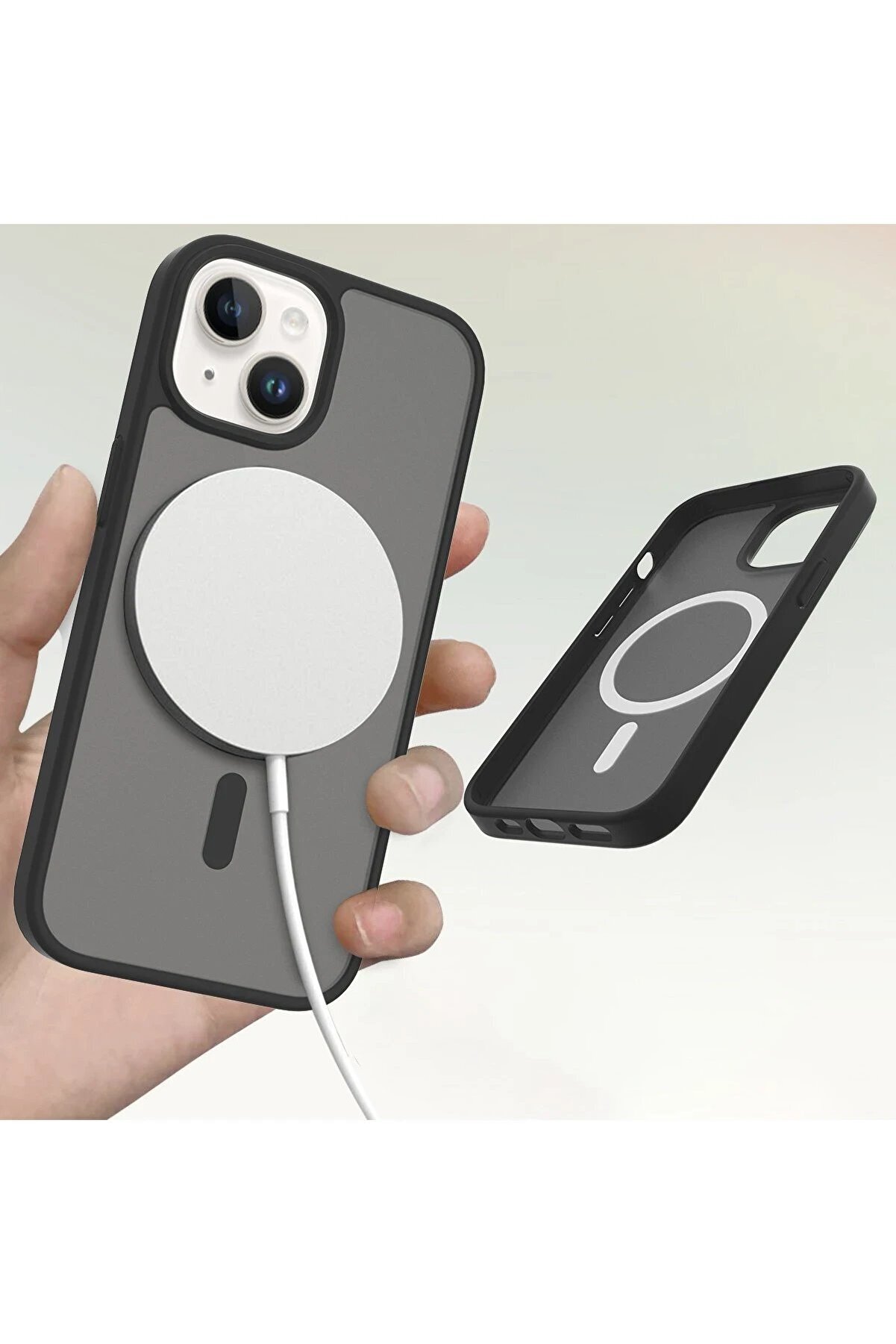 İphone 14 Jota Magsafe Kapak - Şeffaf - Dropx1245-6560