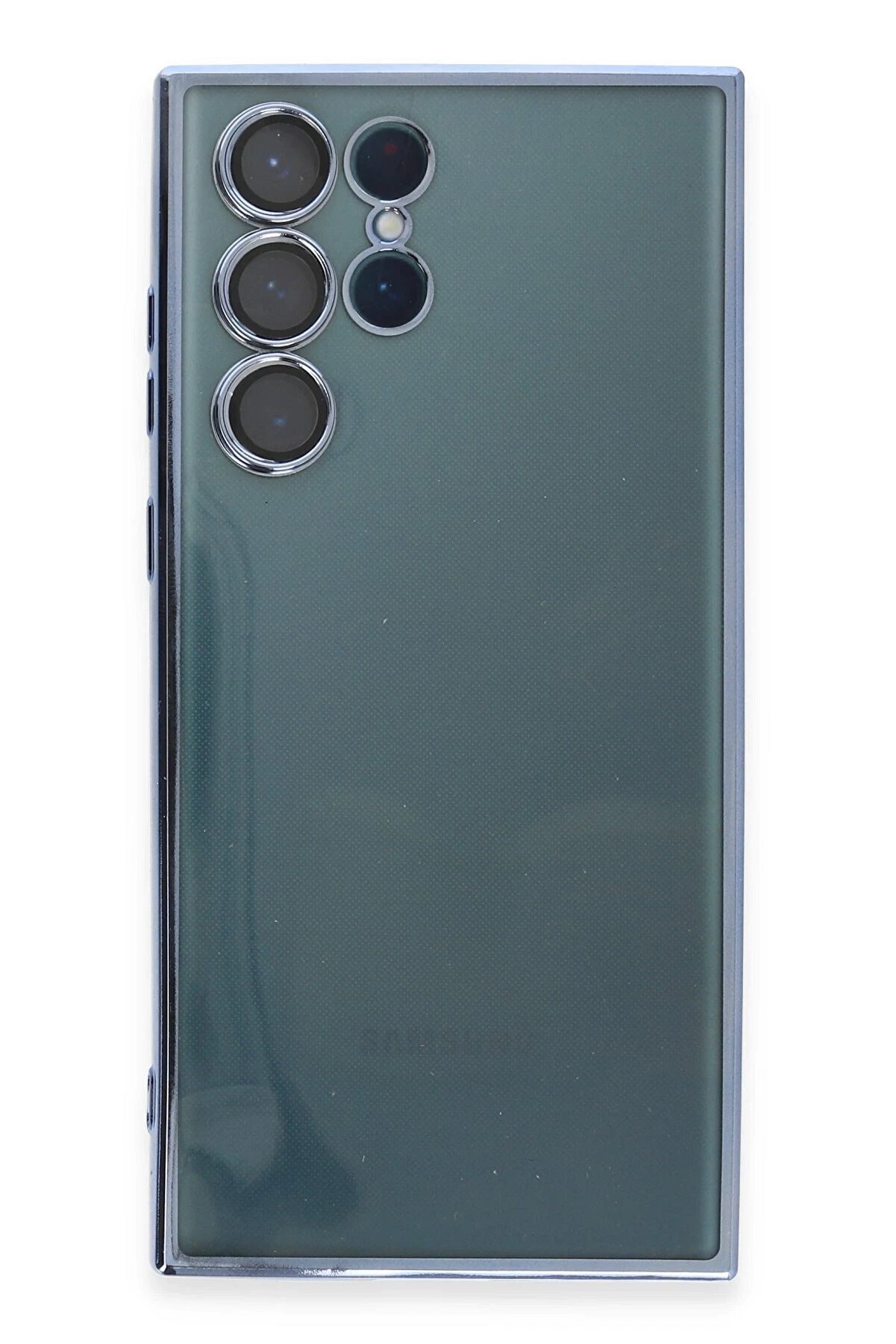 Samsung Galaxy S22 Ultra Kılıf Lensli̇ Si̇li̇kon - Açık Mavi̇ - Dropx1932-3158