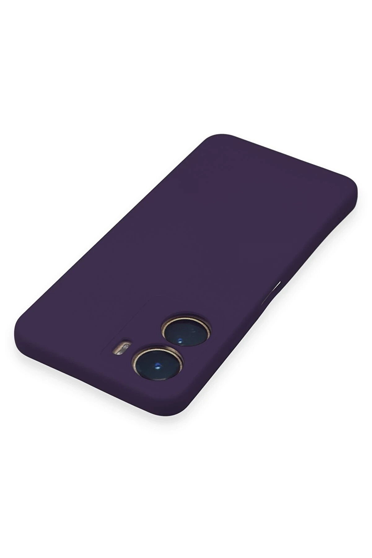 Vi̇vo Y16 Kılıf Nano İ&ccedil;i̇ Kadi̇fe Si̇li̇kon - Mor - Dropx8595-5976