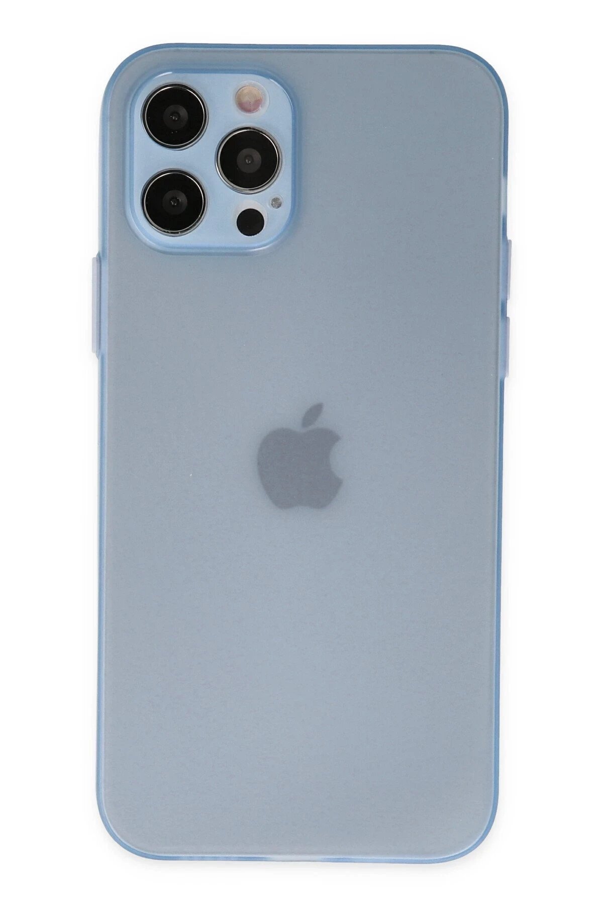 CepteToptan iPhone 12 Pro Max Kılıf Silikon - Turkuaz - DROPX2342-2049