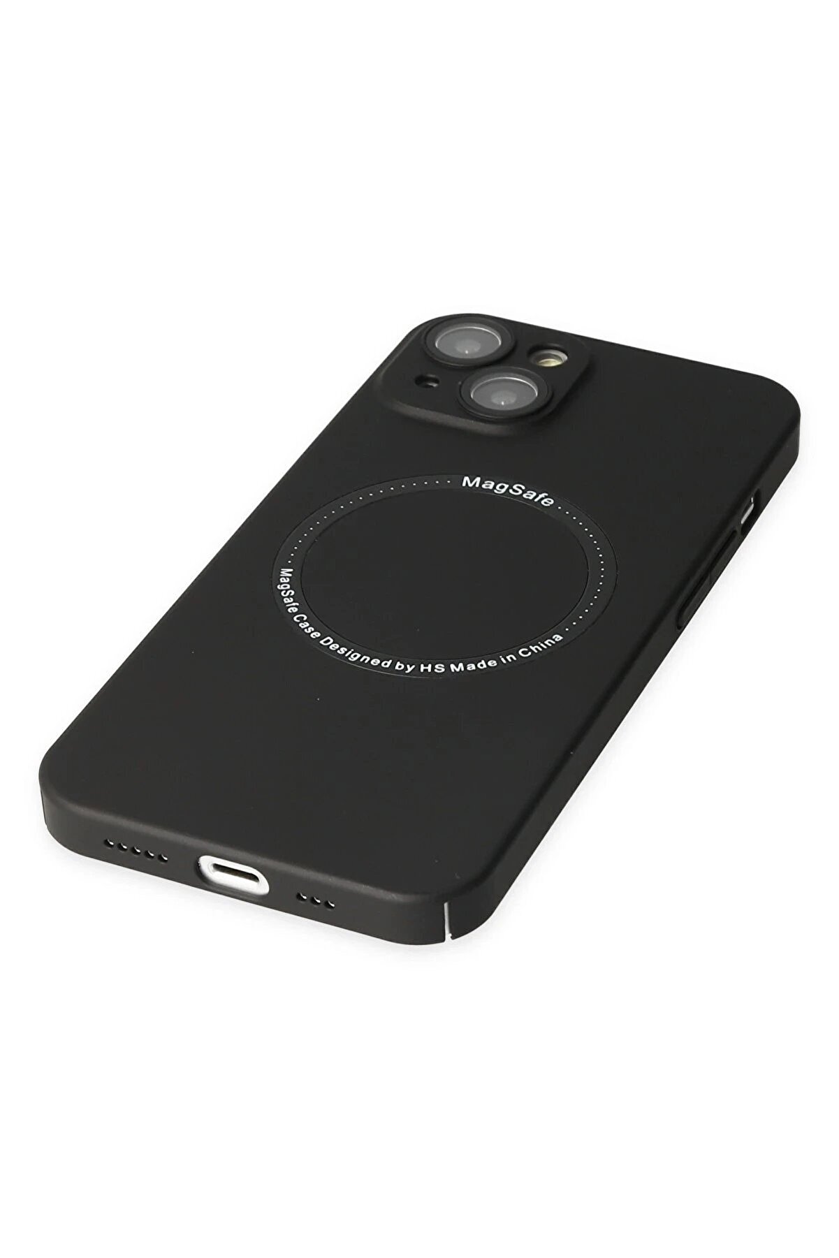 İphone 14 Plus Kılıf Jack Magneti̇csafe Lens Si̇li̇kon - Si̇yah - Dropx2110-2509