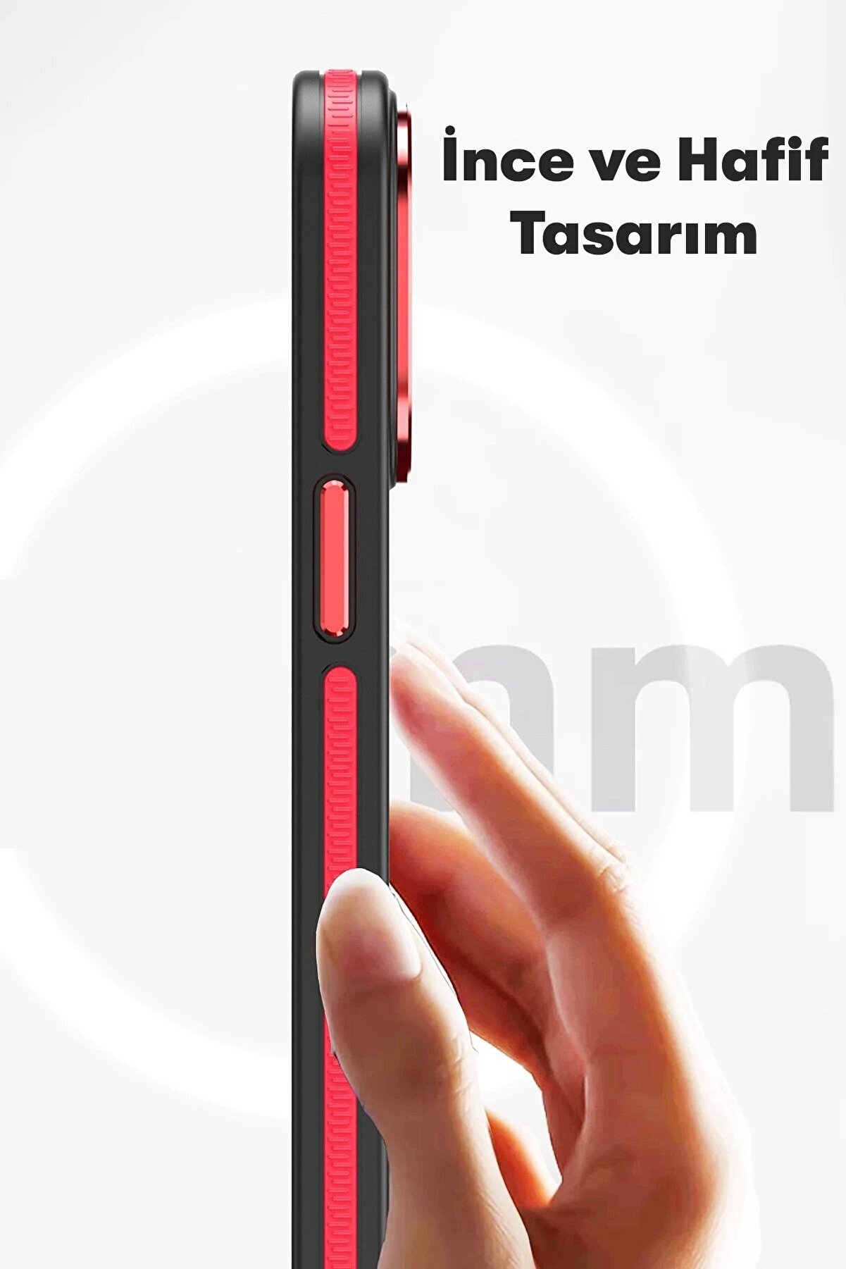 İphone 15 Pro Wi̇nner Magsafe Kapak - Gri̇ - Dropx6716-4967