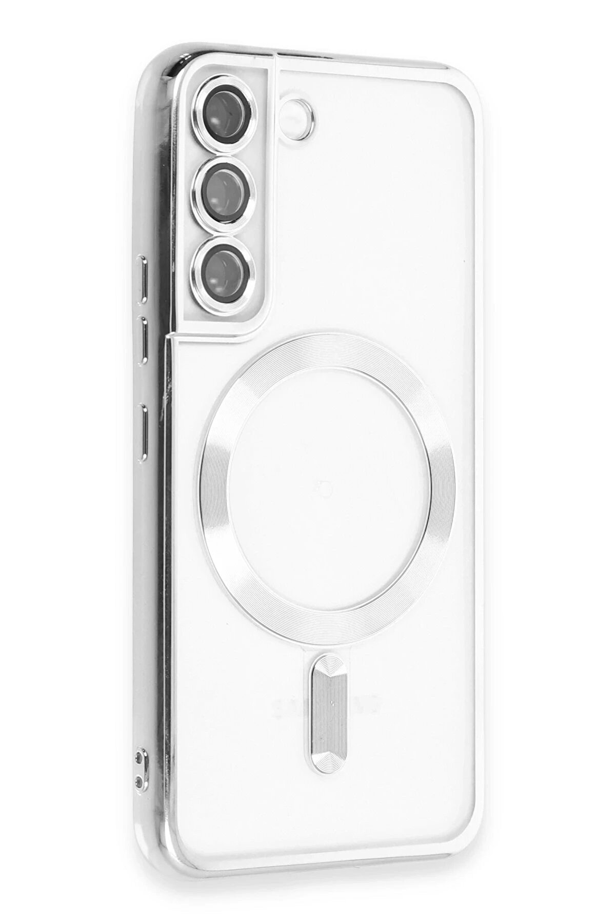 Samsung Galaxy S22 Kılıf Kross Magneti̇csafe Kapak - G&uuml;m&uuml;ş - Dropx5457-4900