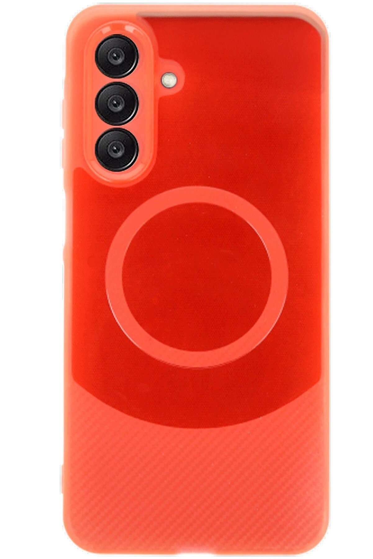 Samsung A36 Kılıf Maya Karbon Kapak - Kırmızı - Dropx7314-2034