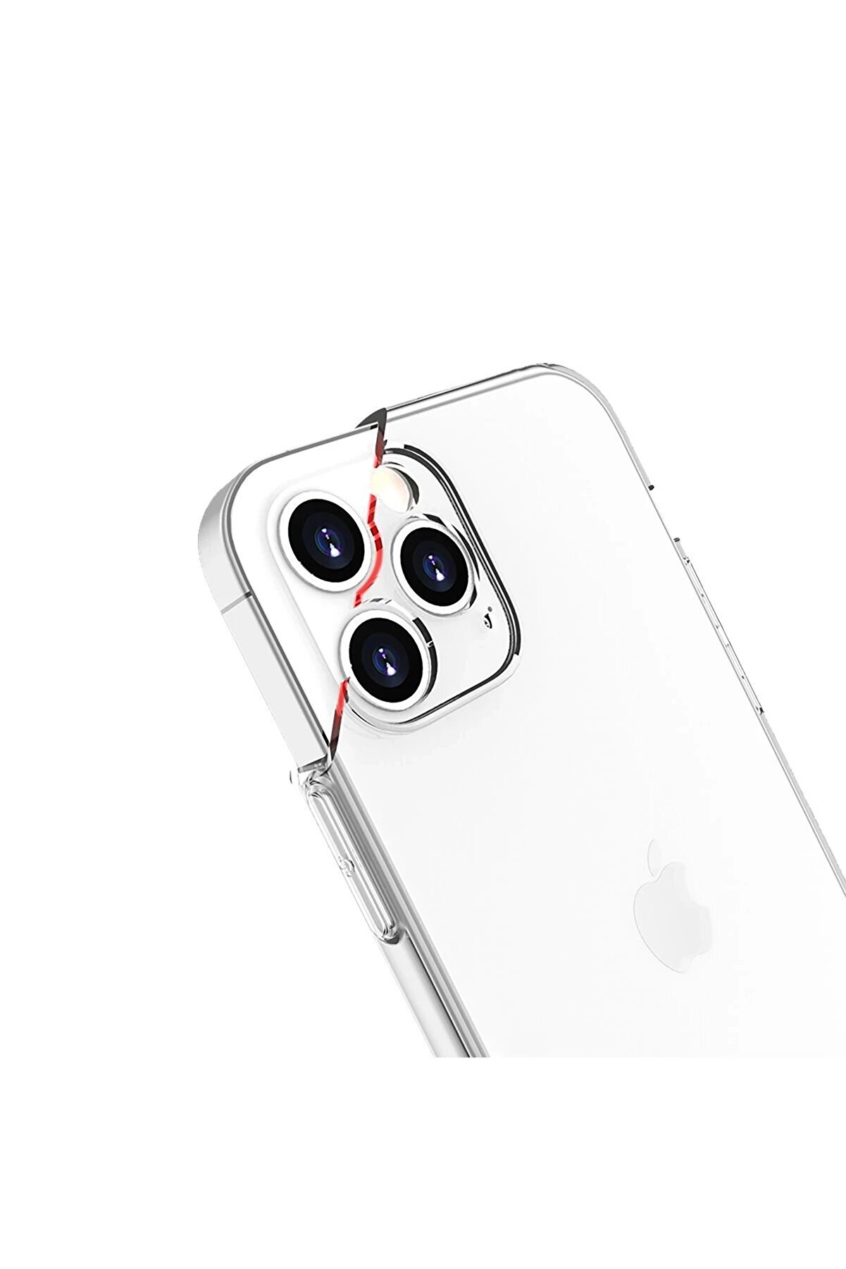 İphone 13 Pro Max Kılıf Lüx Şeffaf Si̇li̇kon - Dropx4364-8478