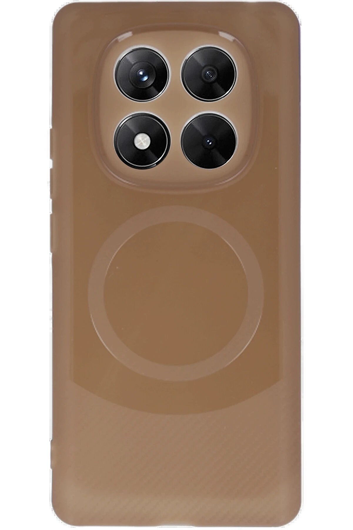 Xi̇aomi̇ Redmi̇ Note 14 Pro 5G Kılıf Maya Karbon Kapak - Kahverengi̇ - Dropx7362-3968