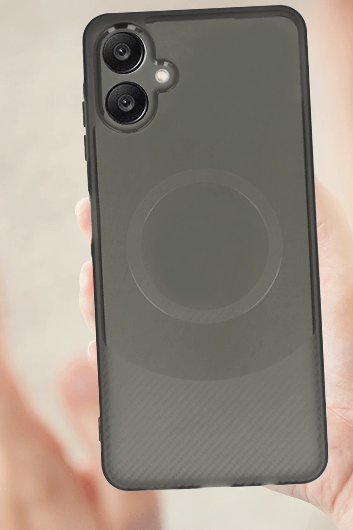 Samsung A06 Kılıf Maya Karbon Kapak - Laci̇vert - Dropx3366-1557