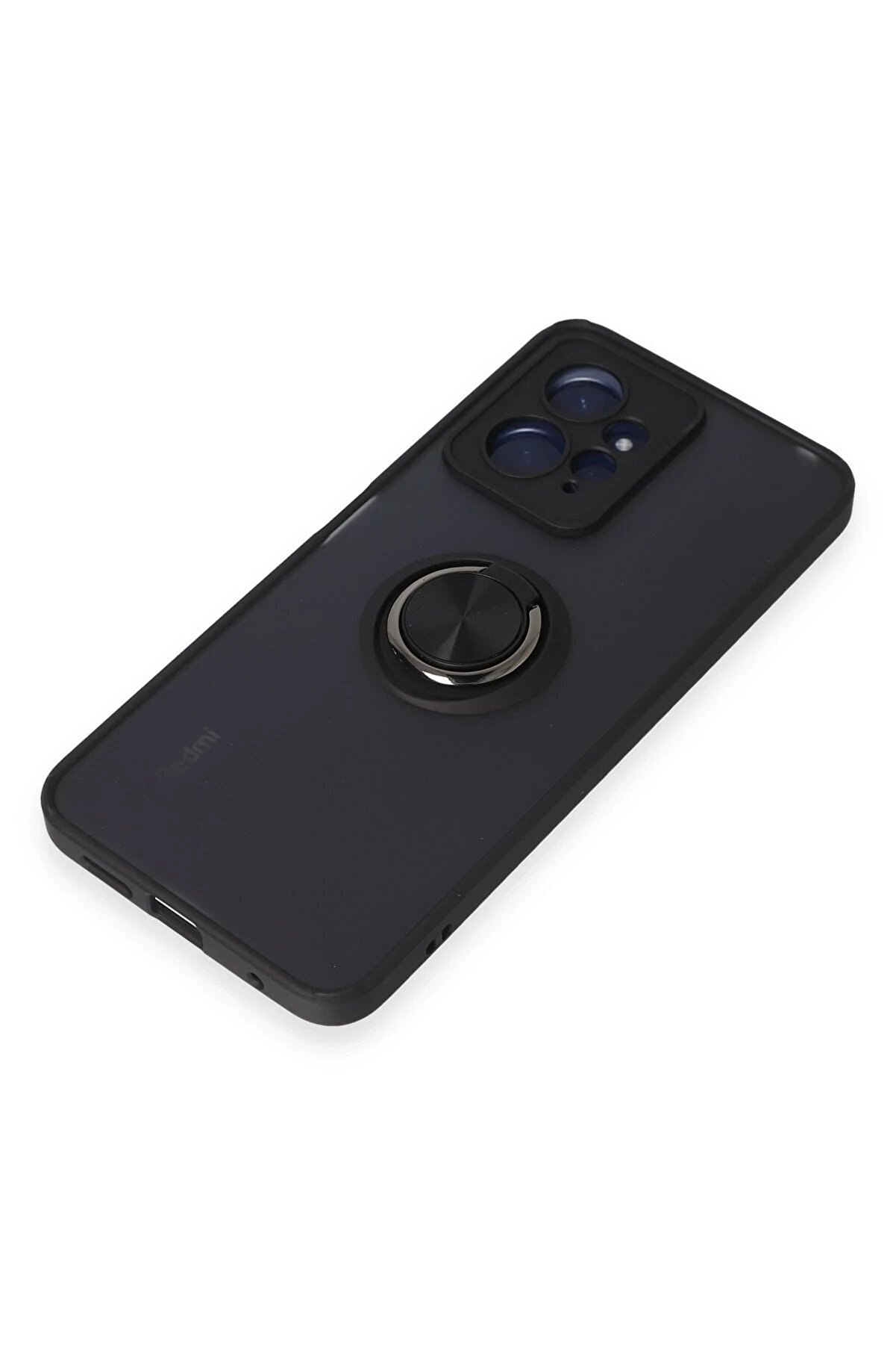 Xi̇aomi̇ Redmi̇ Note 12 4G Kılıf Montreal Y&uuml;z&uuml;kl&uuml; Si̇li̇kon Kapak - Si̇yah - Dropx8593-1013