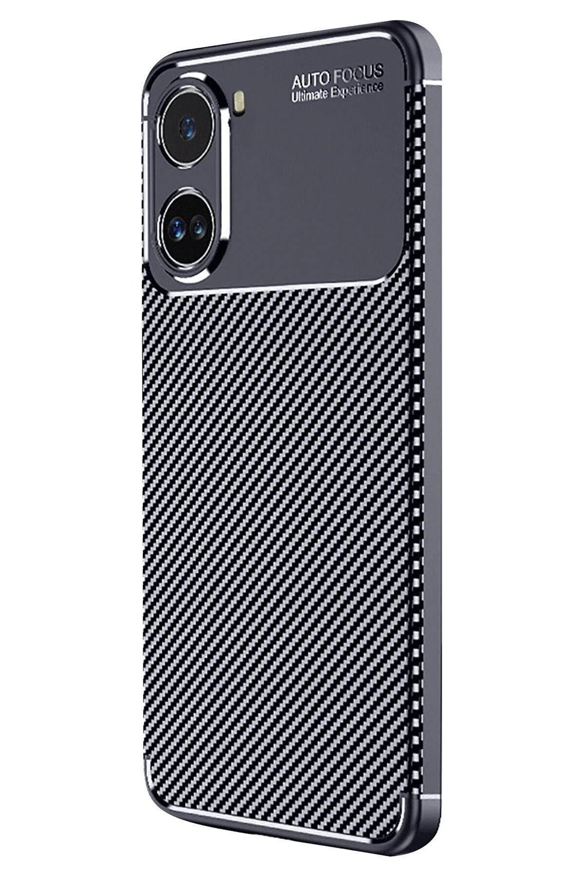 Xi̇aomi̇ Poco X7 Pro Kılıf Auto Focus Karbon Kapak - Laci̇vert - Dropx1339-4524