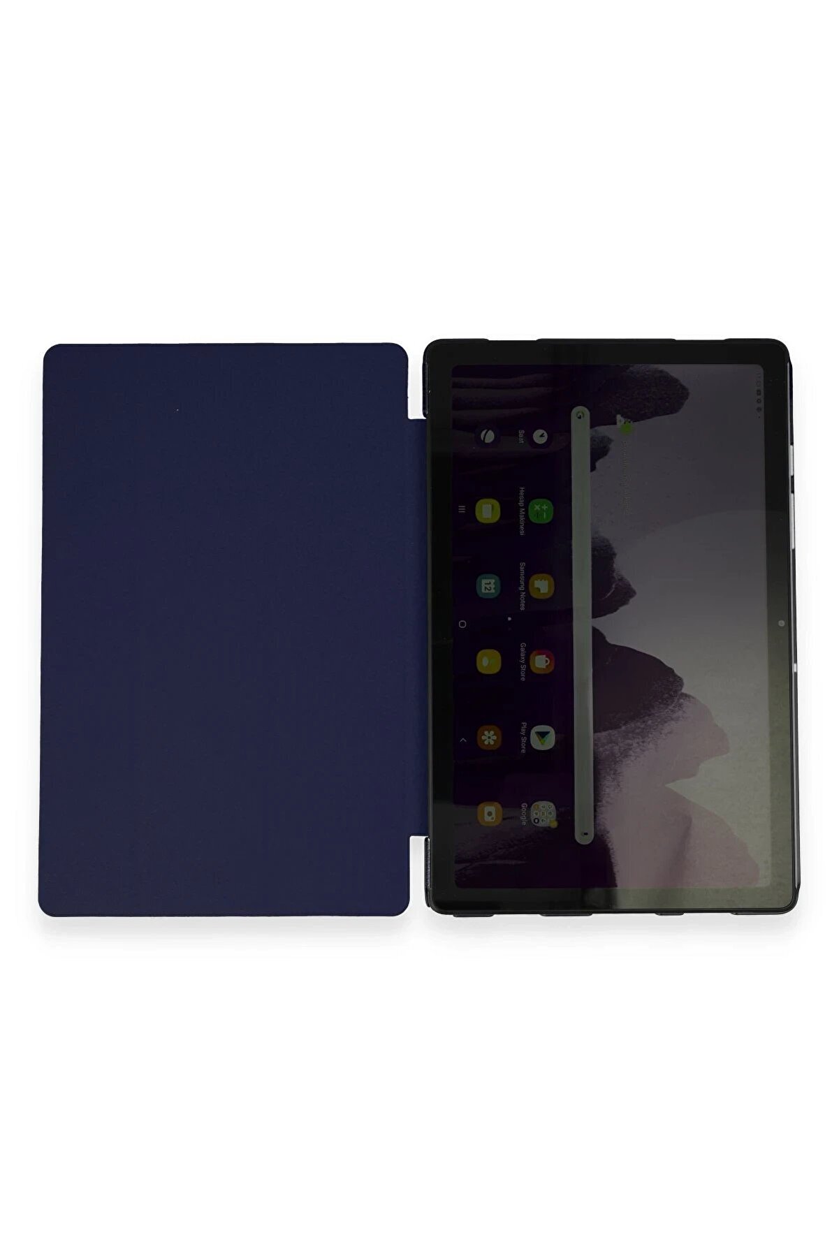 Samsung Galaxy T220 Tab A7 Li̇te 8.7 Kılıf Tablet Smart Kılıf - Laci̇vert - Dropx4632-5170