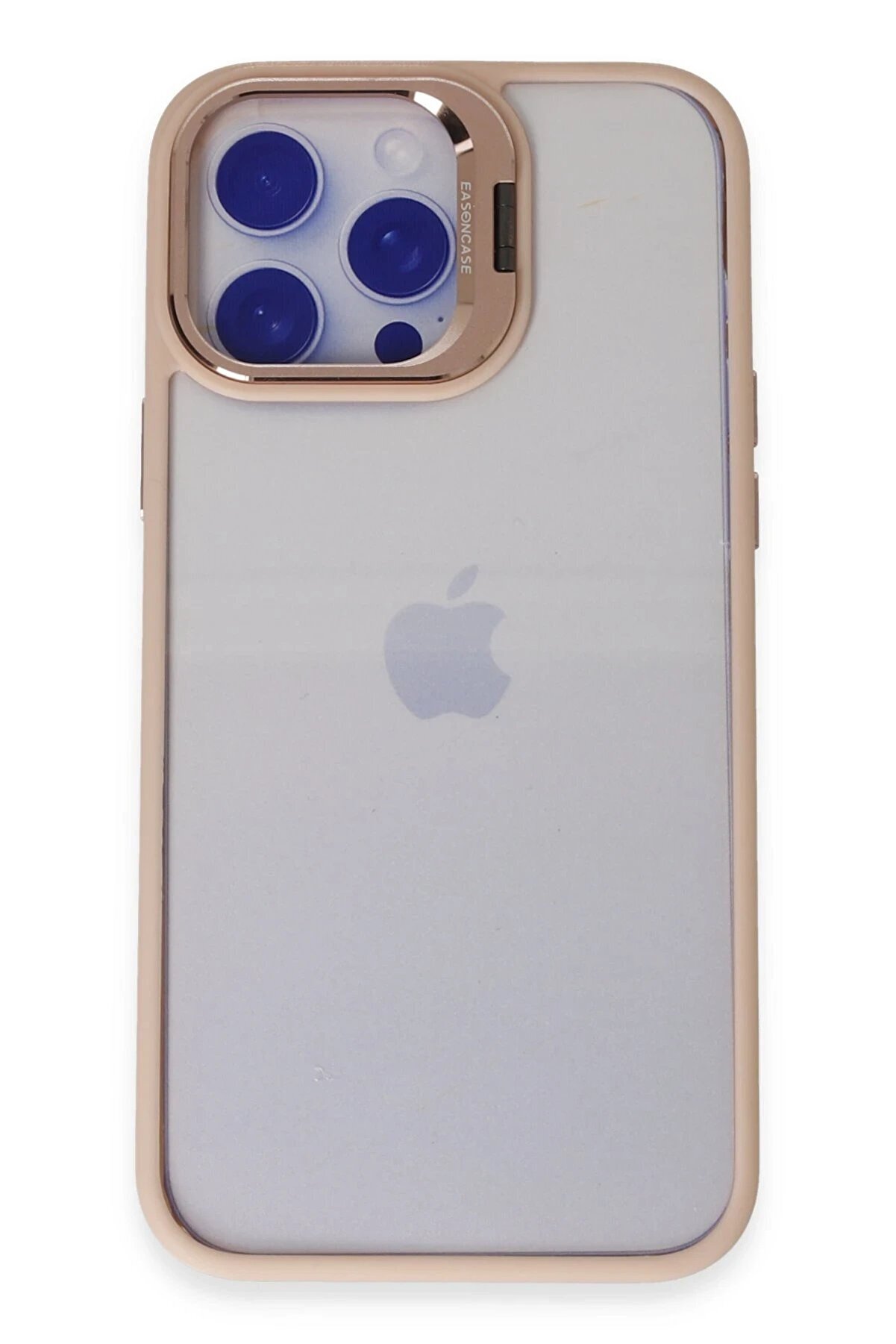 İphone 14 Pro Kılıf Roblox Lens Standlı Kapak - Pudra - Dropx1306-9696