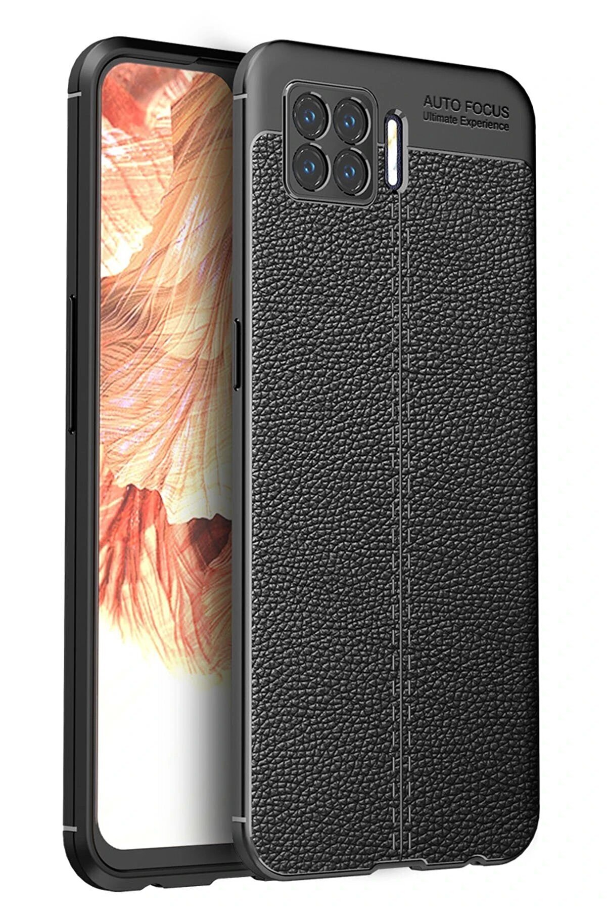 DropCep Oppo A73 Kılıf Auto Focus Kapak - Siyah - ZETS14555-3173