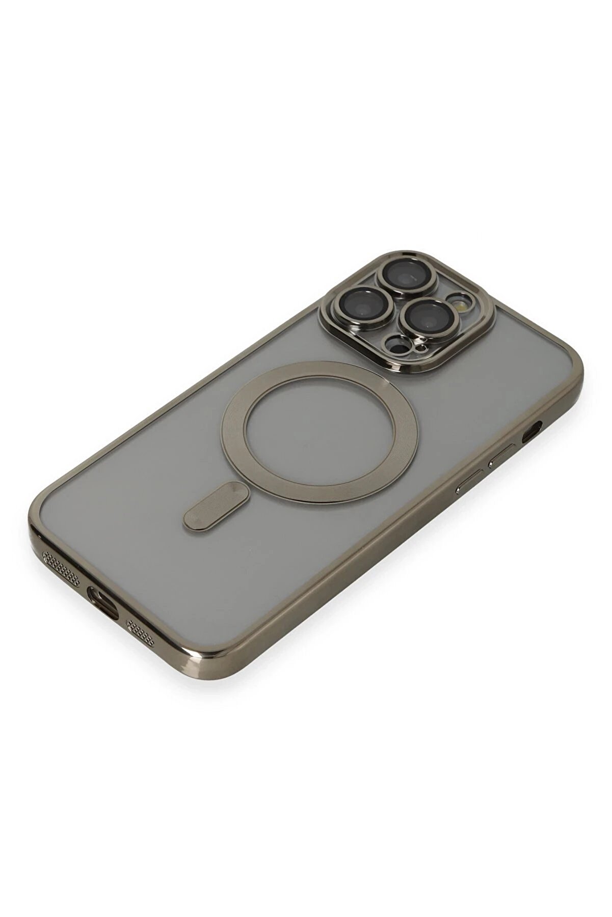 İphone 14 Pro Max Kılıf Kross Magneti̇csafe Kapak - Ti̇tan Gri̇ - Dropx4747-5195