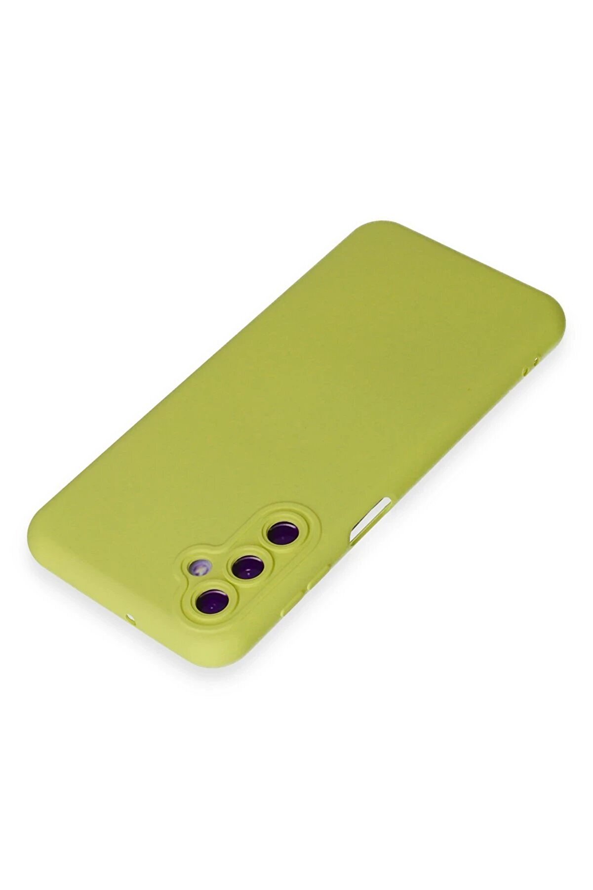 Samsung Galaxy M14 5G Kılıf Nano İçi̇ Kadi̇fe Si̇li̇kon - Sarı - Dropx5587-5469