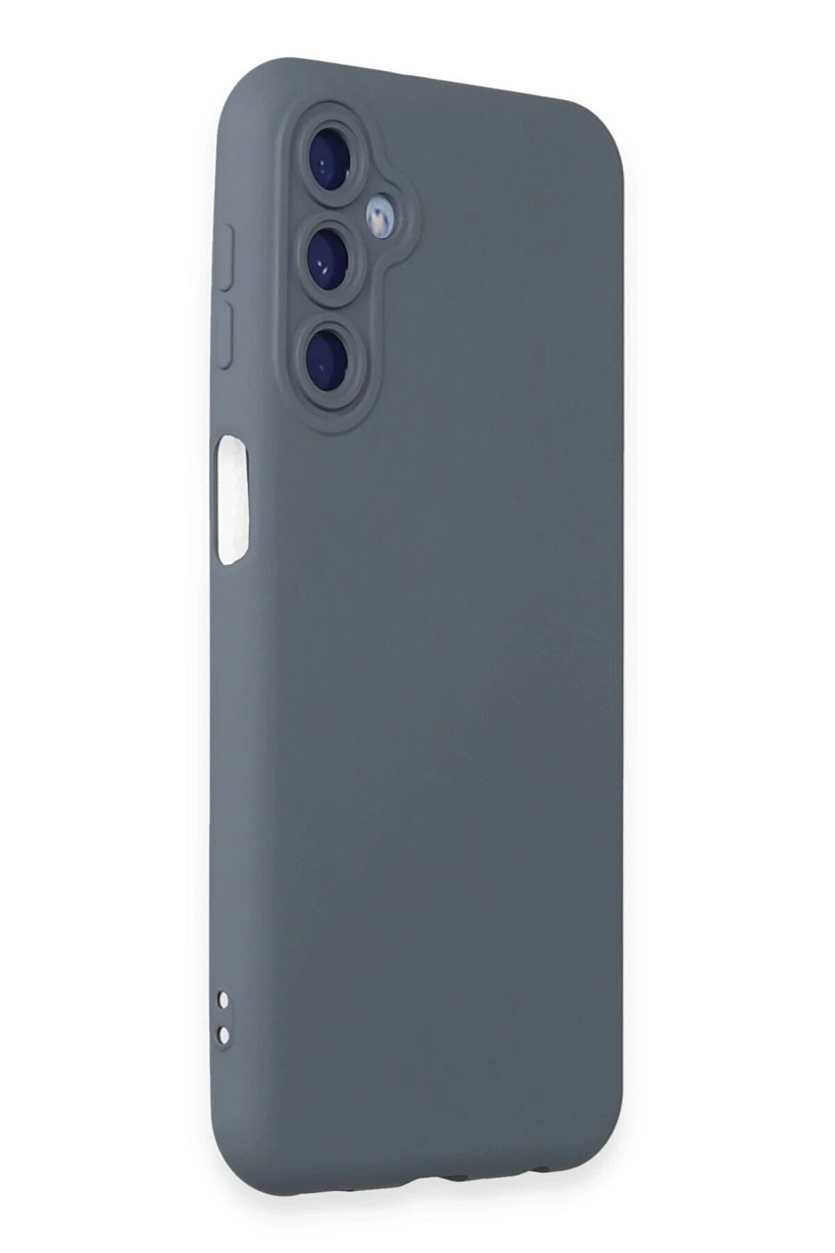 Samsung Galaxy M34 5G Kılıf Nano İ&ccedil;i̇ Kadi̇fe Si̇li̇kon - Gri̇ - Dropx7899-7664