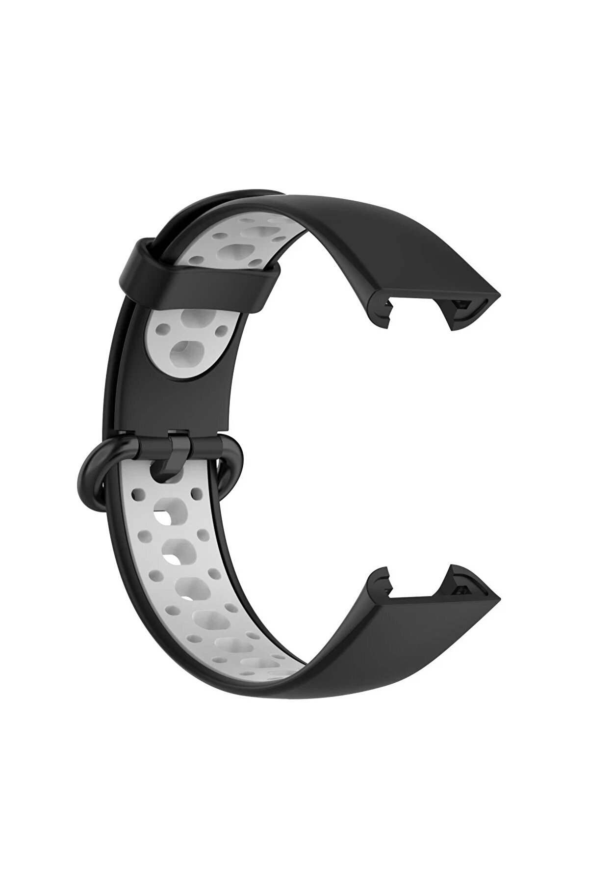 Xi̇aomi̇ Redmi̇ Watch 2 Spor Deli̇kli̇ Kordon - Si̇yah-Gri̇ - Dropx7973-9309