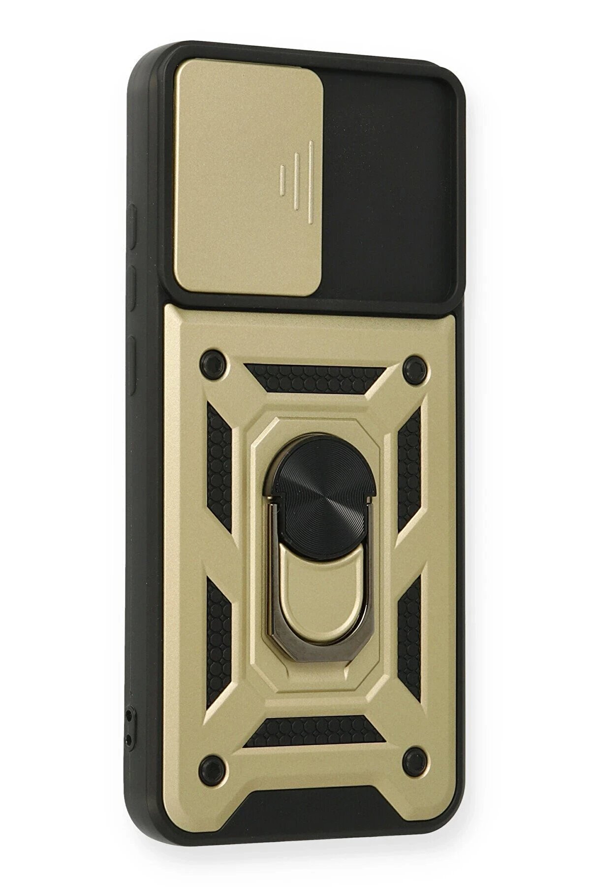 Samsung Galaxy A03S Kılıf Pars Lens Y&uuml;z&uuml;kl&uuml; Si̇li̇kon - Gold - Dropx5612-2167