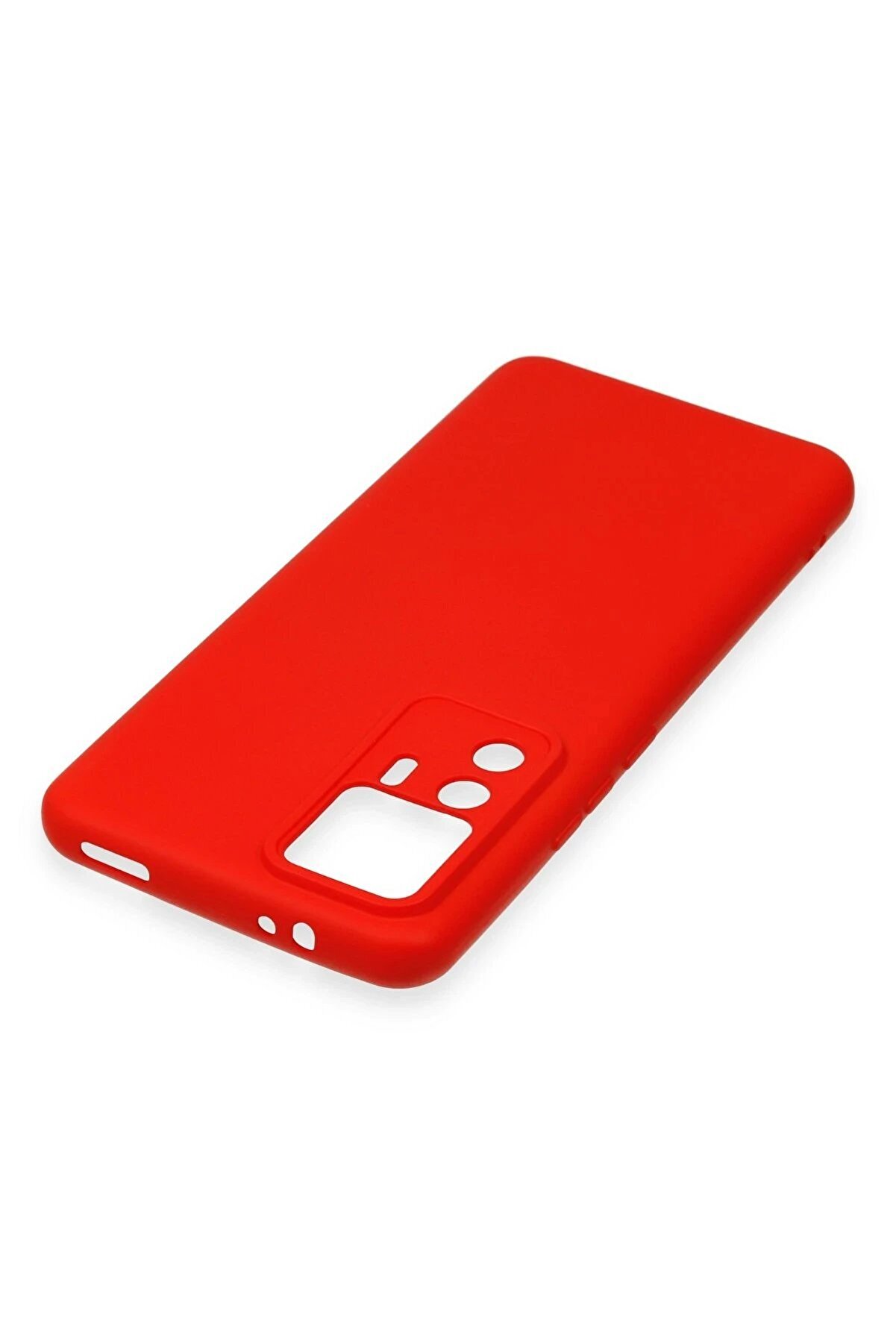 Xi̇aomi̇ Mi̇ 12T Pro Kılıf Nano İçi̇ Kadi̇fe Si̇li̇kon - Kırmızı - Dropx8168-1854