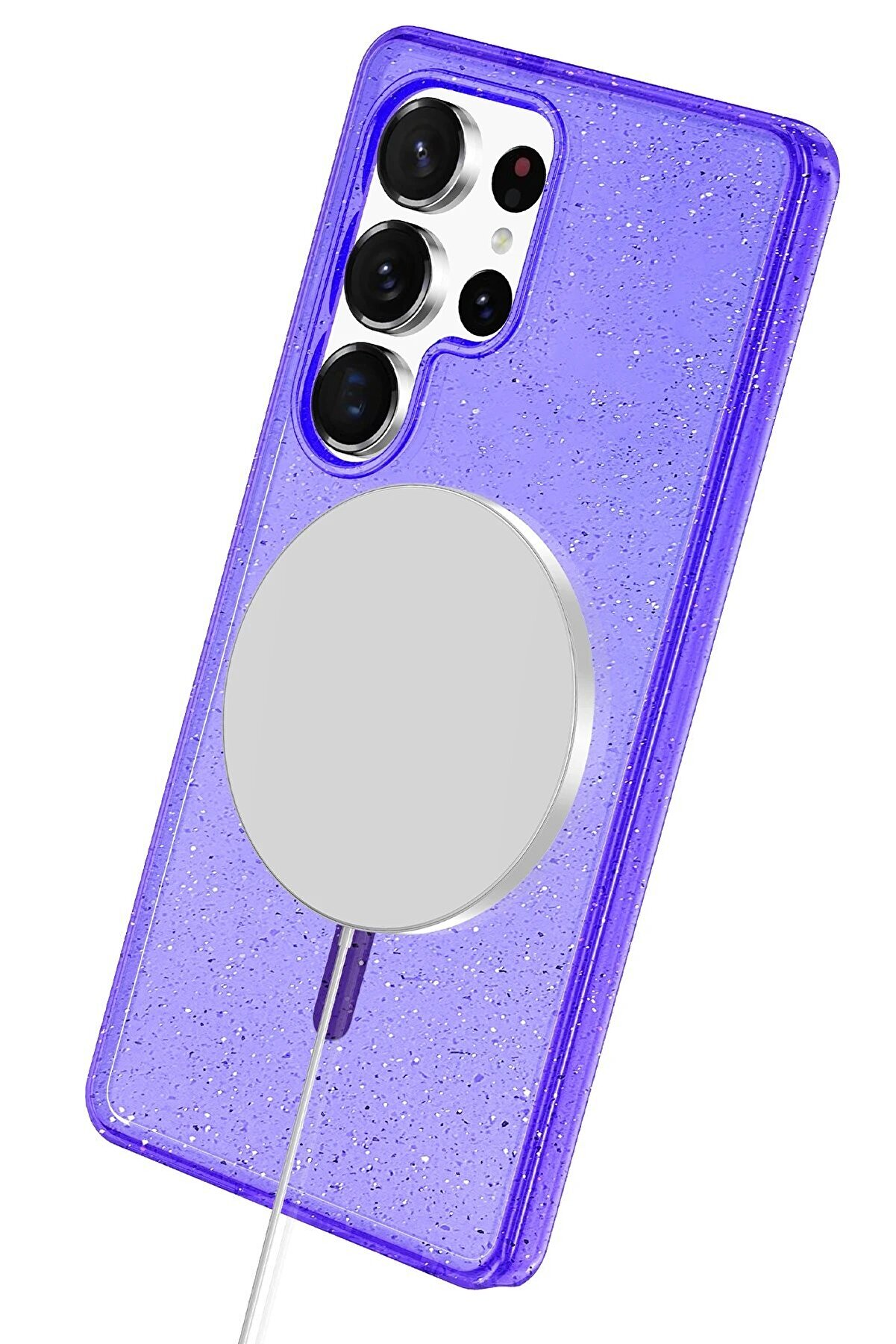 Samsung Galaxy S25 Ultra Star Magsafe Kapak - Mor - Dropx1423-6852