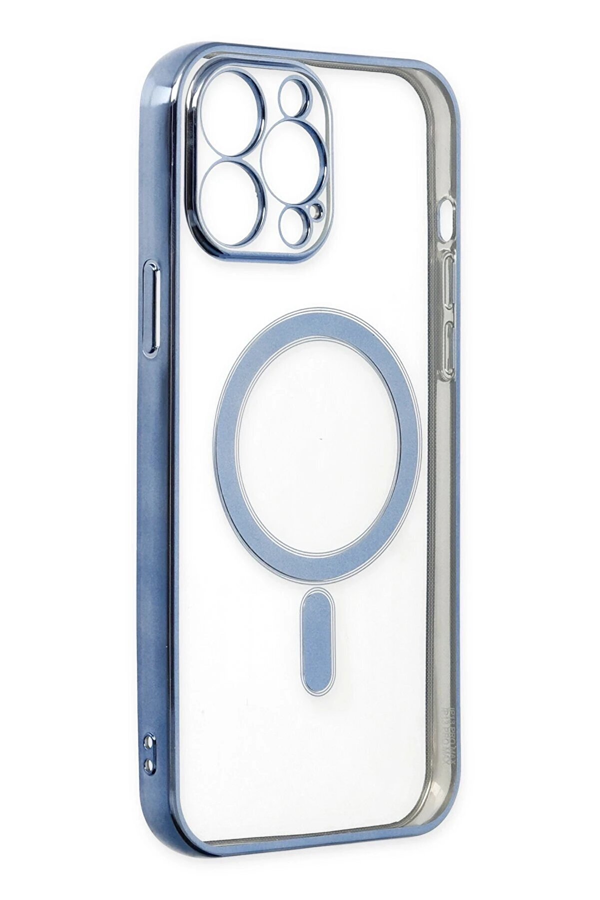 İphone 14 Pro Max Kılıf Magneti̇csafe Lazer Si̇li̇kon - Si̇erra Blue - Dropx4384-1338