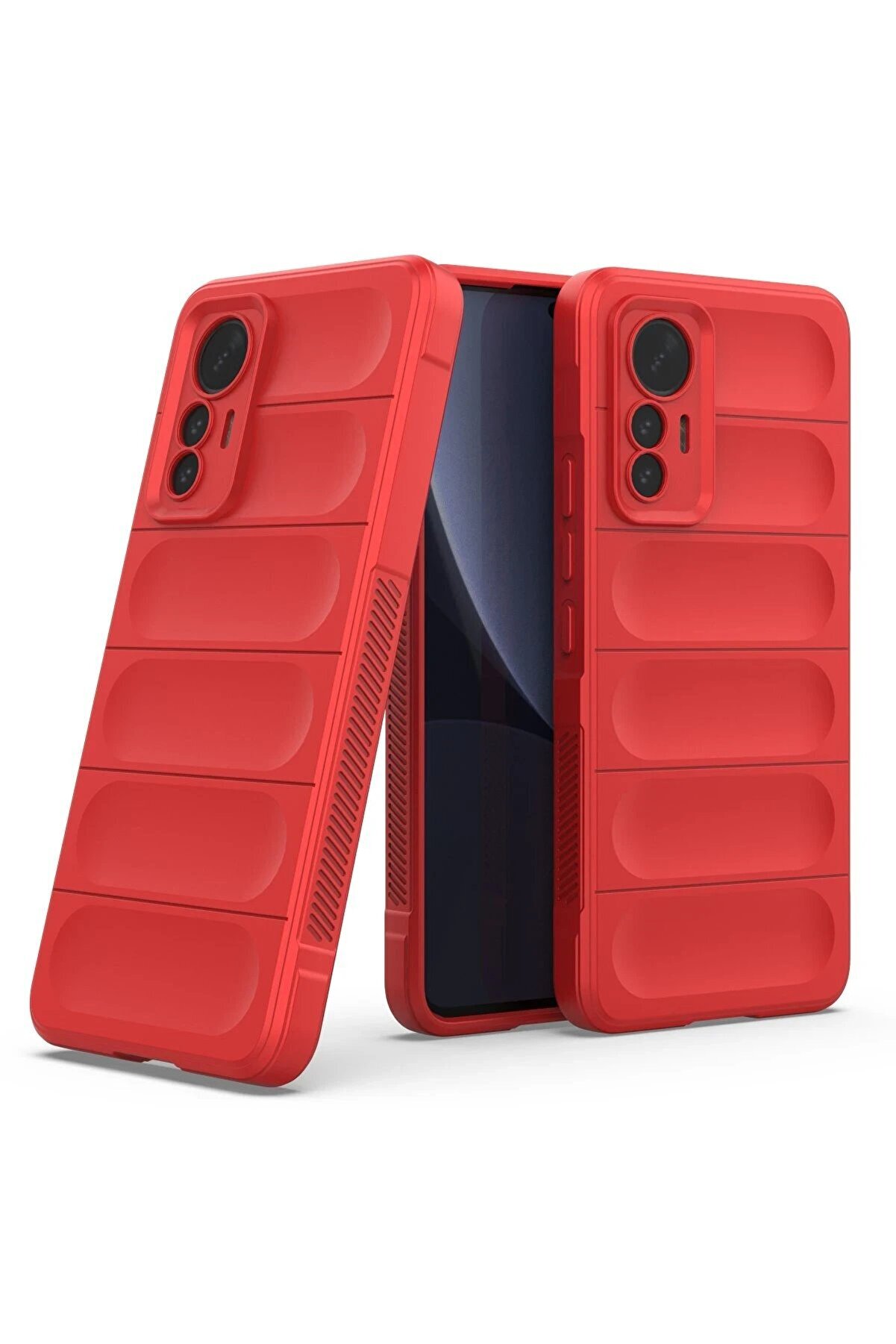 Xi̇aomi̇ Mi̇ 12 Li̇te Kılıf Opti̇mum Si̇li̇kon - Kırmızı - Dropx3344-3097