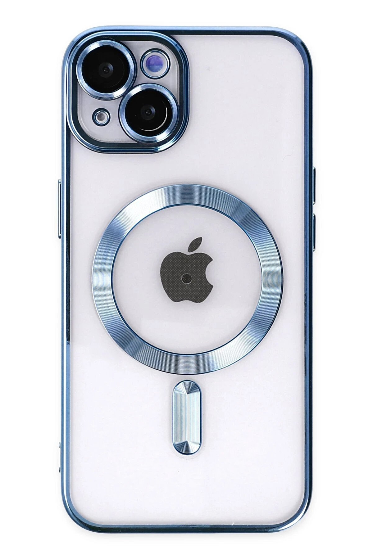 CepteToptan iPhone 14 Kılıf Kross Magneticsafe Kapak - Sierra Blue - DROPX1217-9490