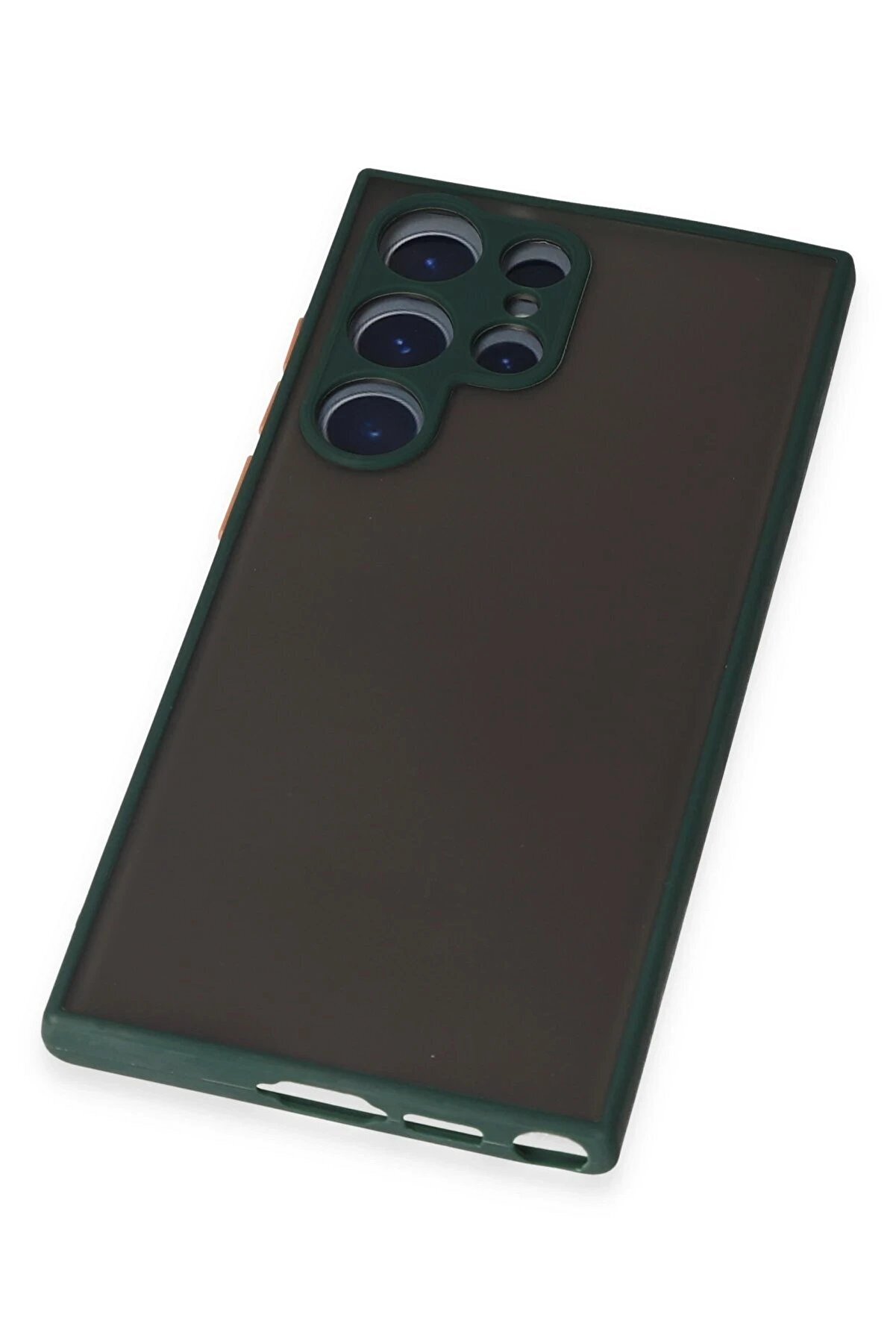 Samsung Galaxy S22 Ultra Kılıf Montreal Si̇li̇kon Kapak - Yeşi̇l - Dropx5661-1084