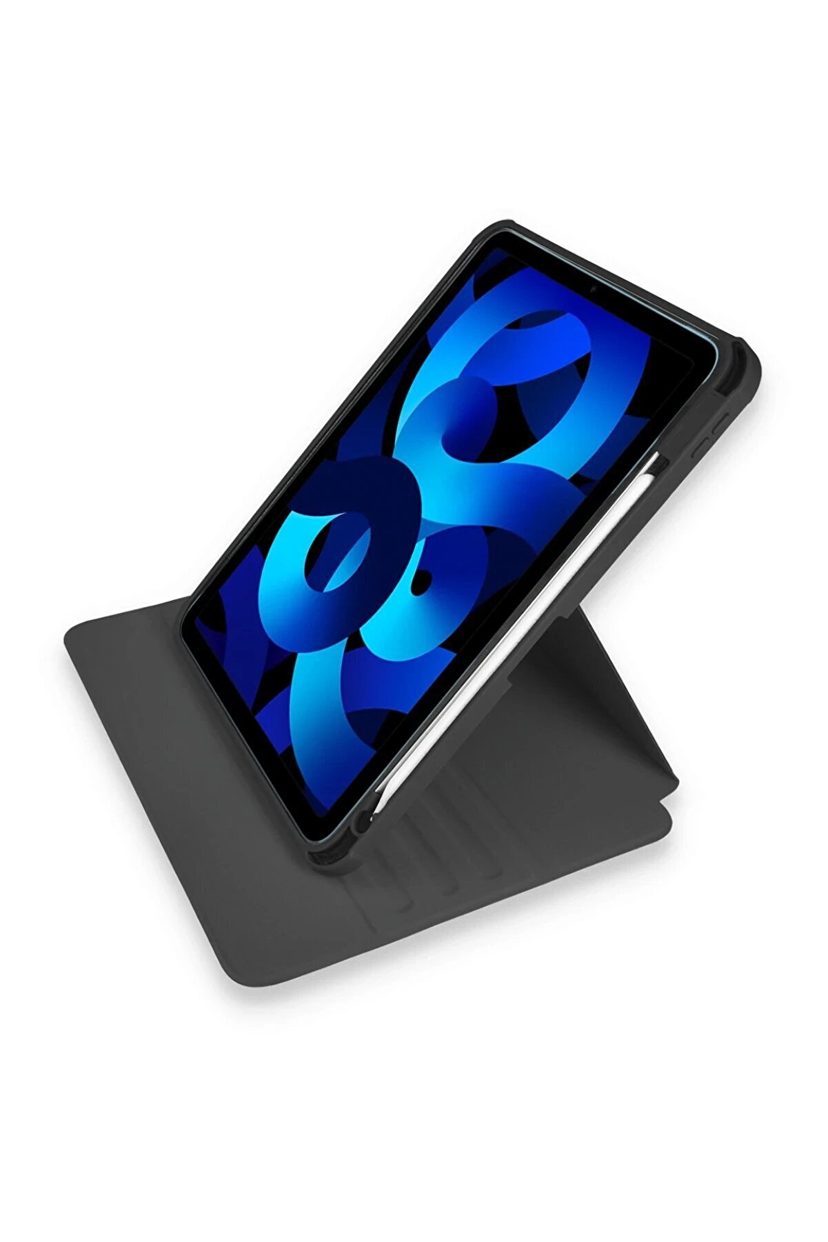 İpad 10.2 (7.Nesi̇l) Kılıf Starli̇ng 360 Kalemli̇kli̇ Tablet Kılıf - Si̇yah - Dropx2300-8139