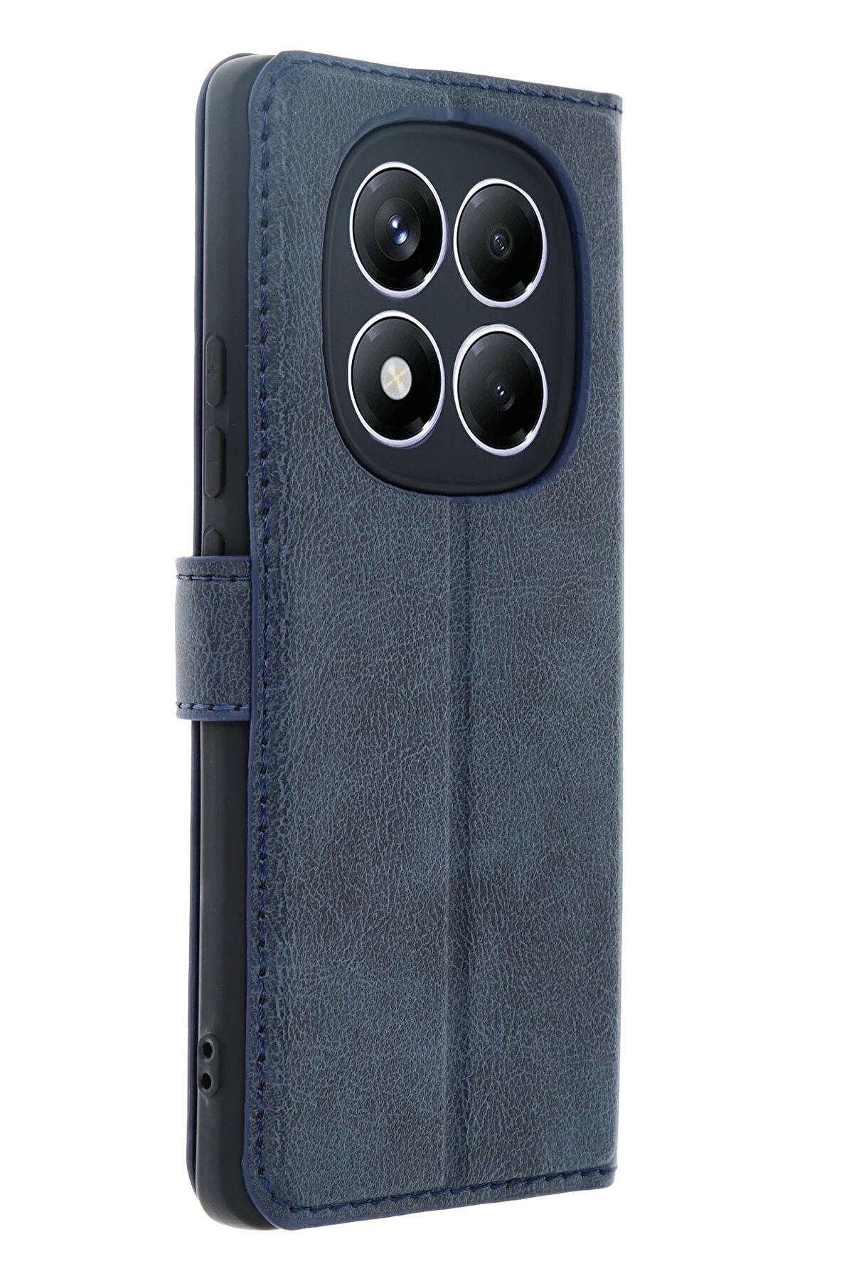 Xi̇aomi̇ Redmi̇ Note 14 Pro 4G Kılıf Trend S Plus Kapaklı Kılıf - Laci̇vert - Dropx6146-3867