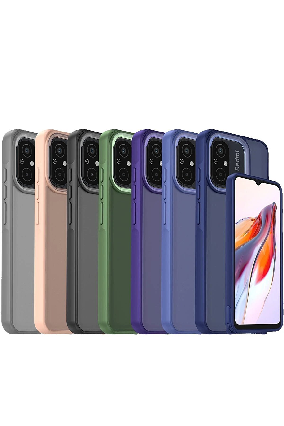 Xi̇aomi̇ Redmi̇ 12C Kılıf Elegant Kapak - Si̇yah - Dropx3196-4912