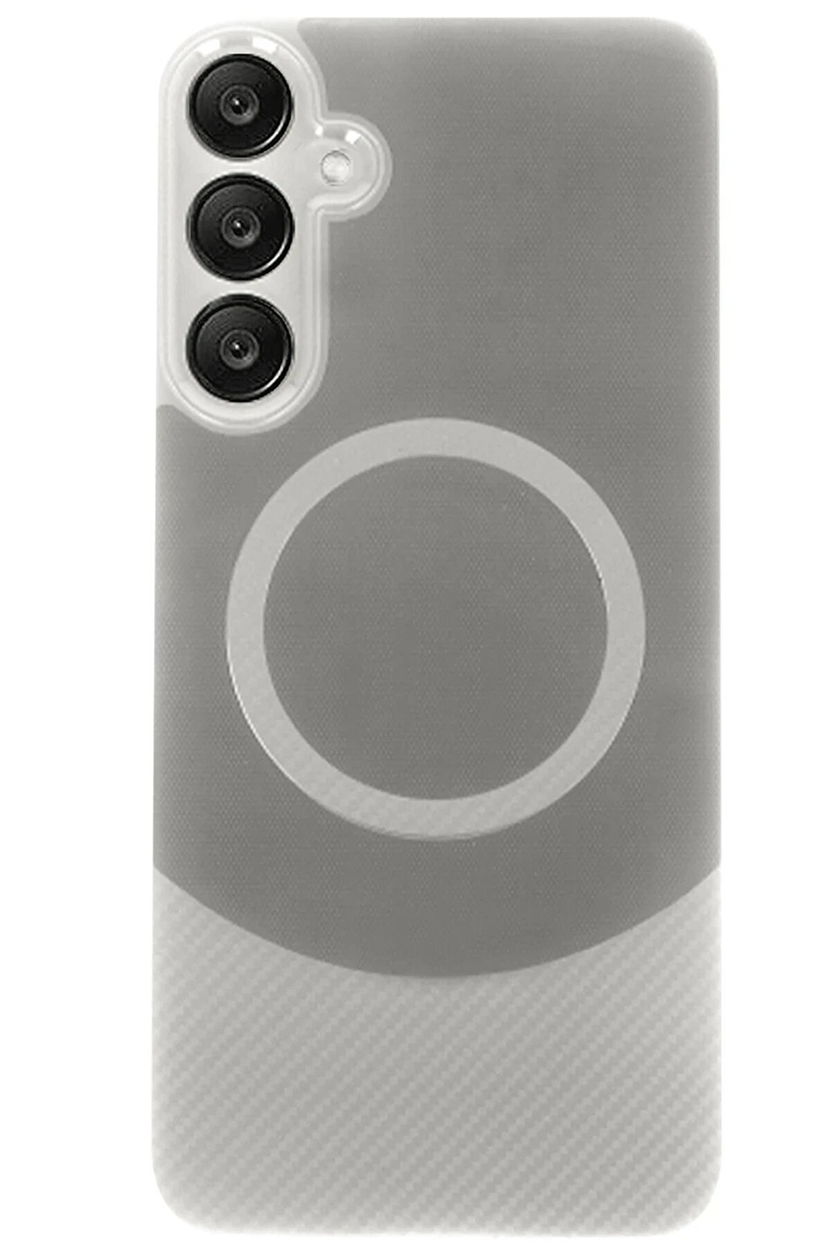 Samsung A36 Kılıf Maya Karbon Kapak - Gri̇ - Dropx6583-5822