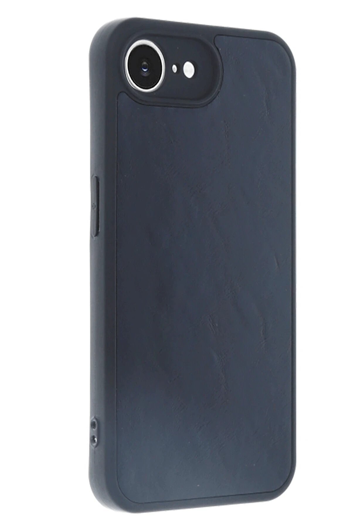 İphone 16E Kılıf Aras Deri̇ Kapak - Laci̇vert - Dropx1825-4207