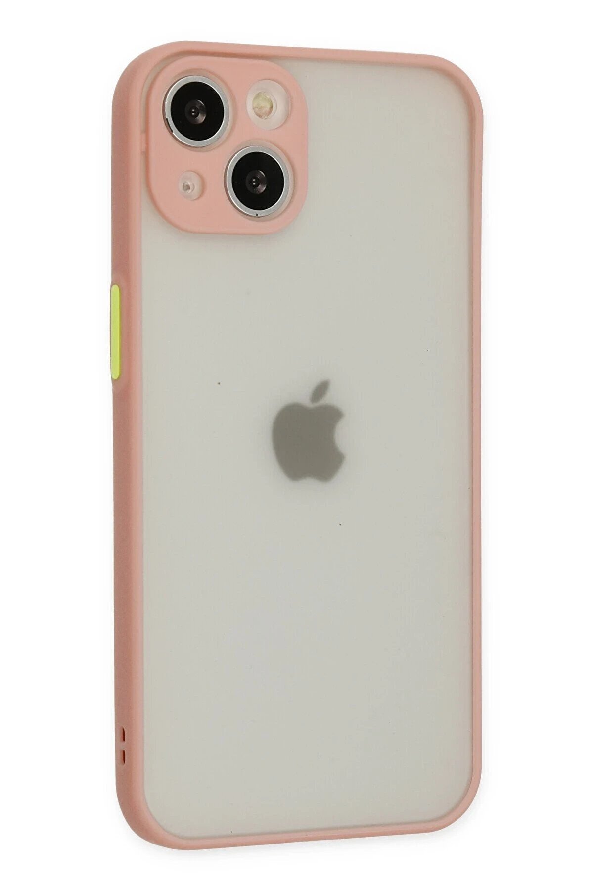 İphone 14 Kılıf Montreal Si̇li̇kon Kapak - Pembe - Dropx4977-1169