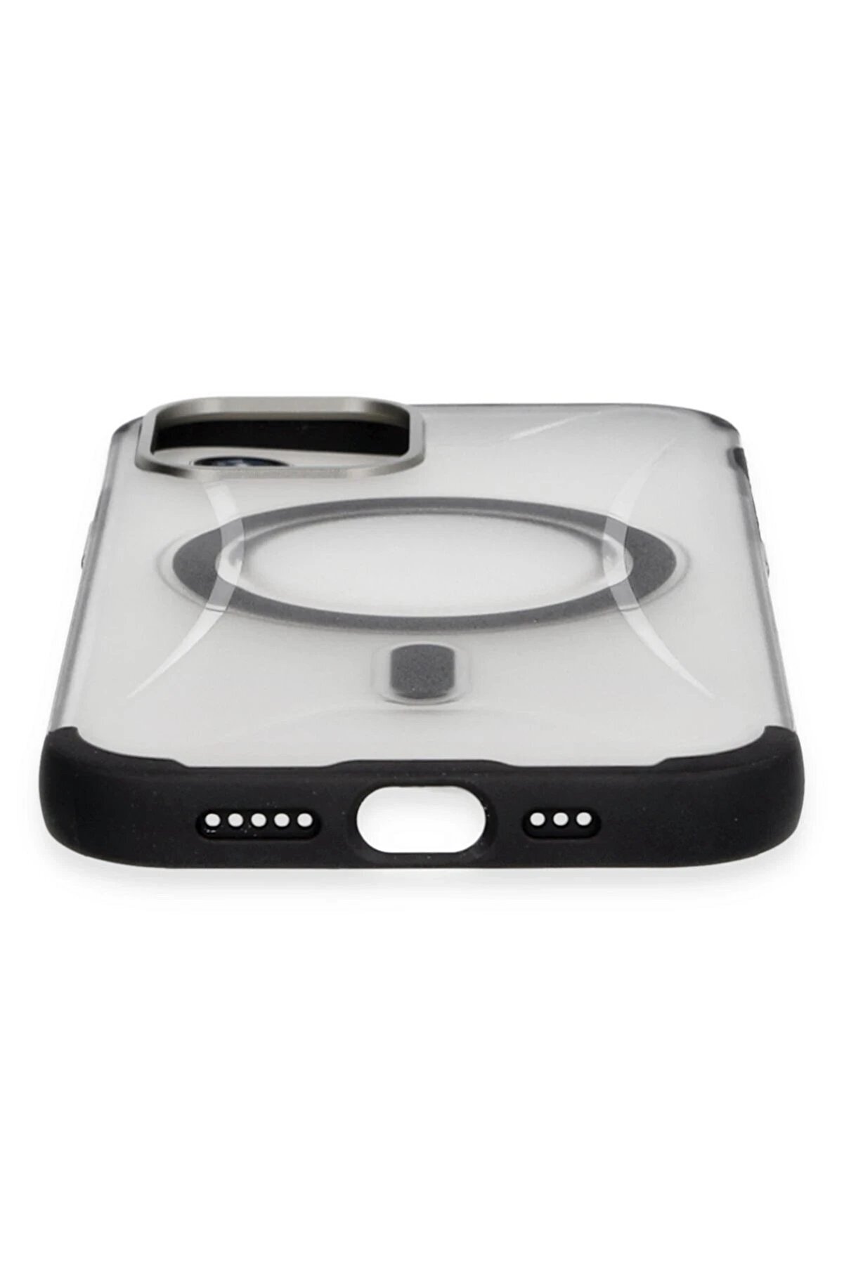 İphone 12 Hi̇lton Magsafe Kapak - Si̇yah - Dropx9995-9437