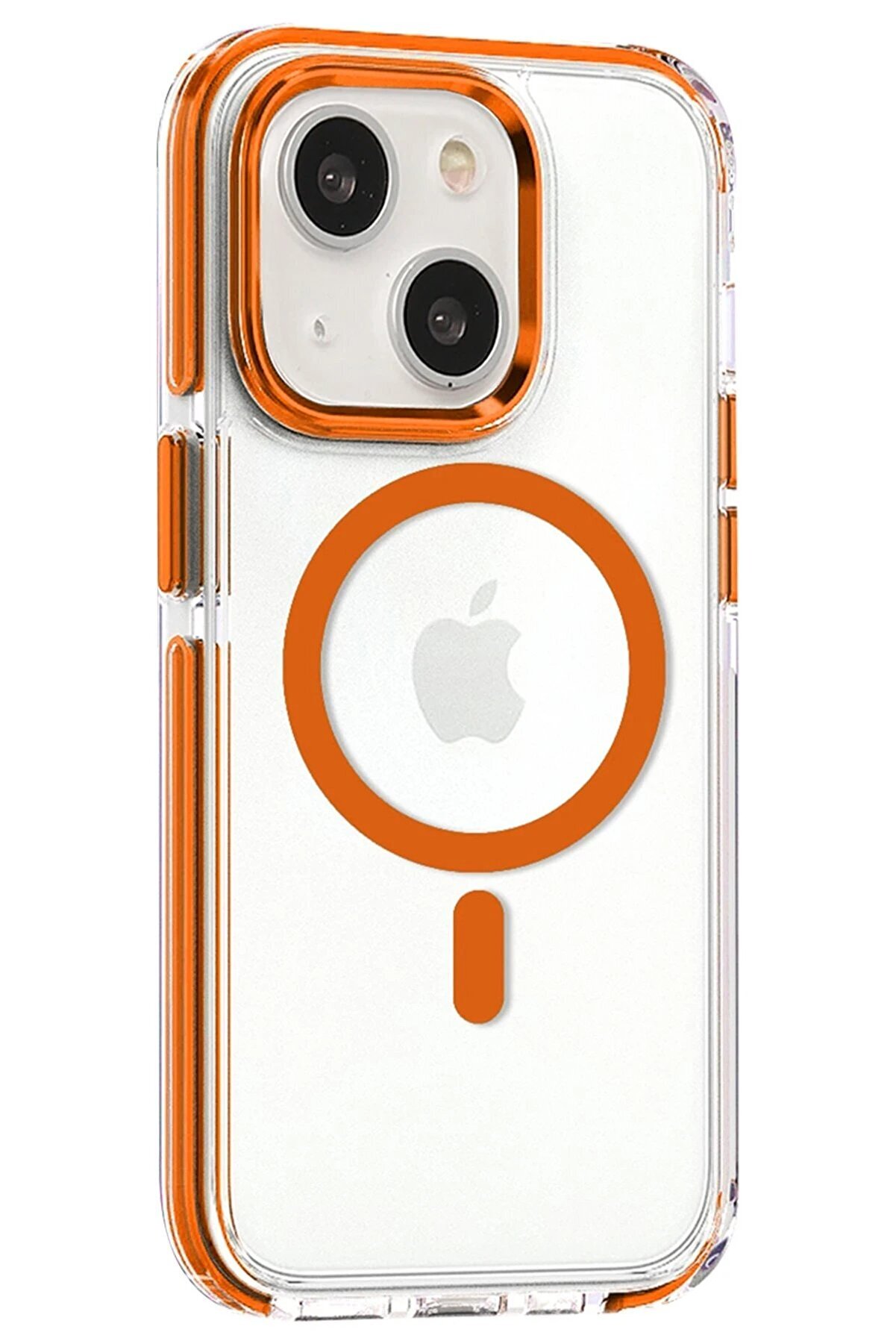 İphone 15 Bella Magsafe Kapak - Turuncu - Dropx2666-9280