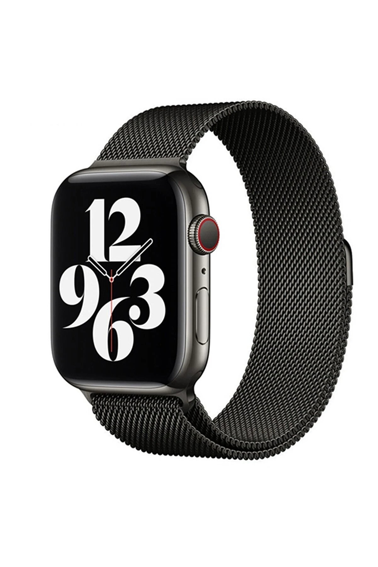 CepteToptan Apple Watch 38mm Metal Mıknatıslı Kordon - Siyah