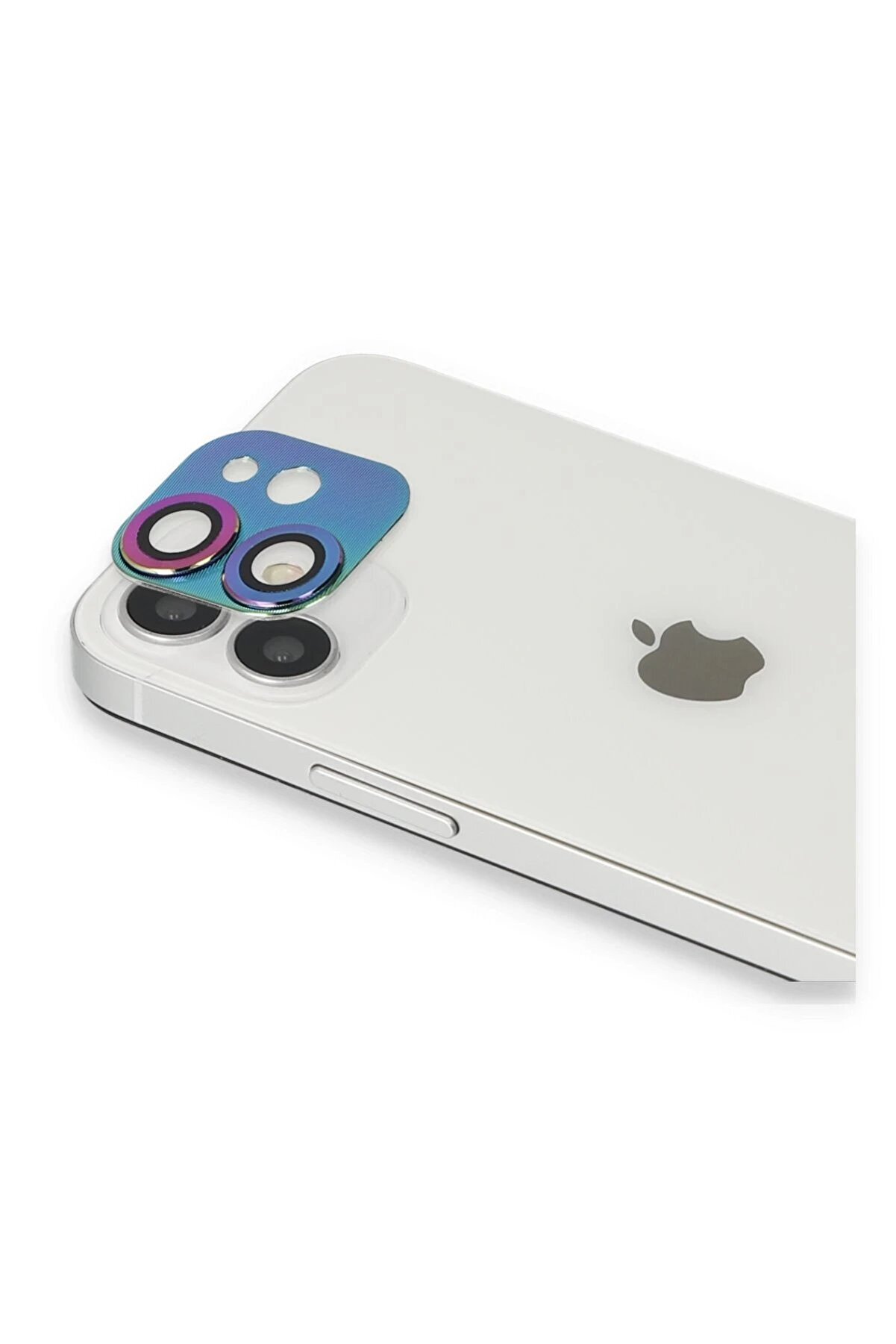 İphone 11 Pers Alümi̇nyum Kamera Lens - Rai̇nbow - Dropx3752-2338