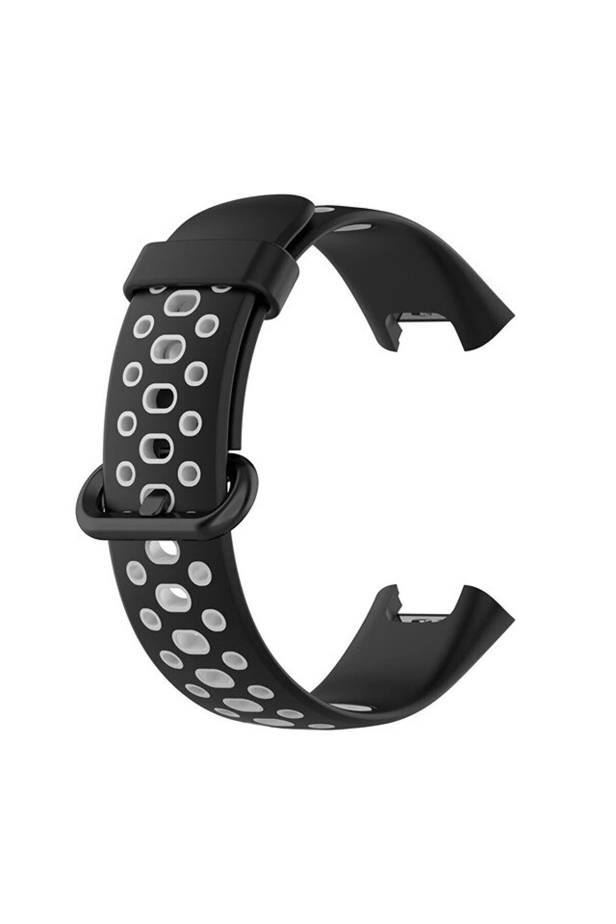 Xi̇aomi̇ Redmi̇ Watch 2 Spor Deli̇kli̇ Kordon - Si̇yah-Gri̇ - Dropx7973-9309