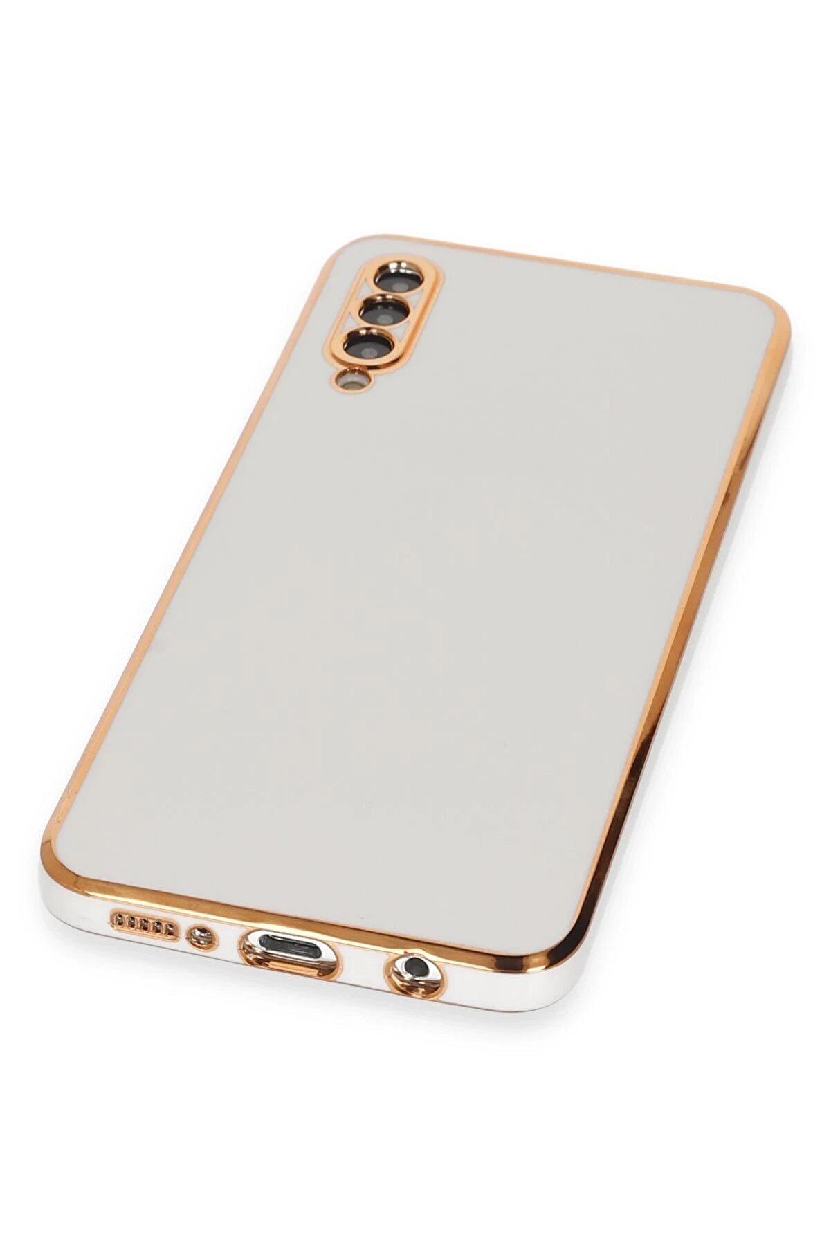 Samsung Galaxy A50 Kılıf Volet Si̇li̇kon - Beyaz - Dropx4820-1059