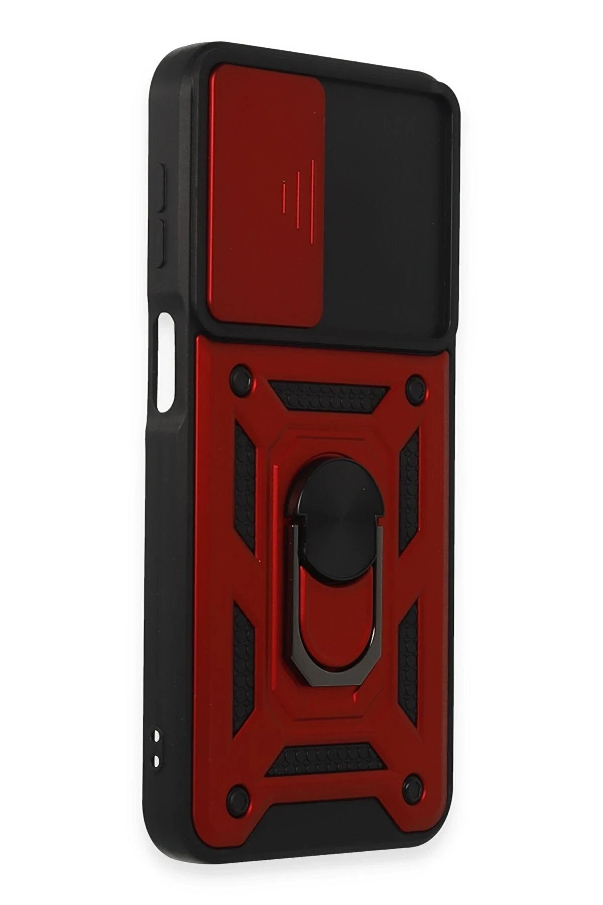 Samsung Galaxy M34 5G Kılıf Pars Lens Y&uuml;z&uuml;kl&uuml; Si̇li̇kon - Kırmızı - Dropx9482-4939