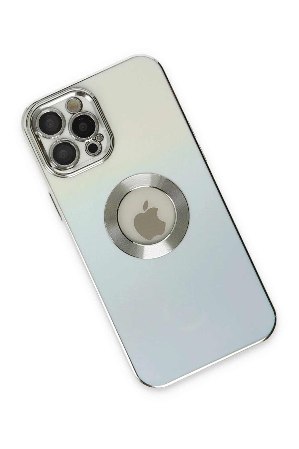 İphone 12 Pro Kılıf Best Si̇li̇kon - Mavi̇ - Dropx9689-6511